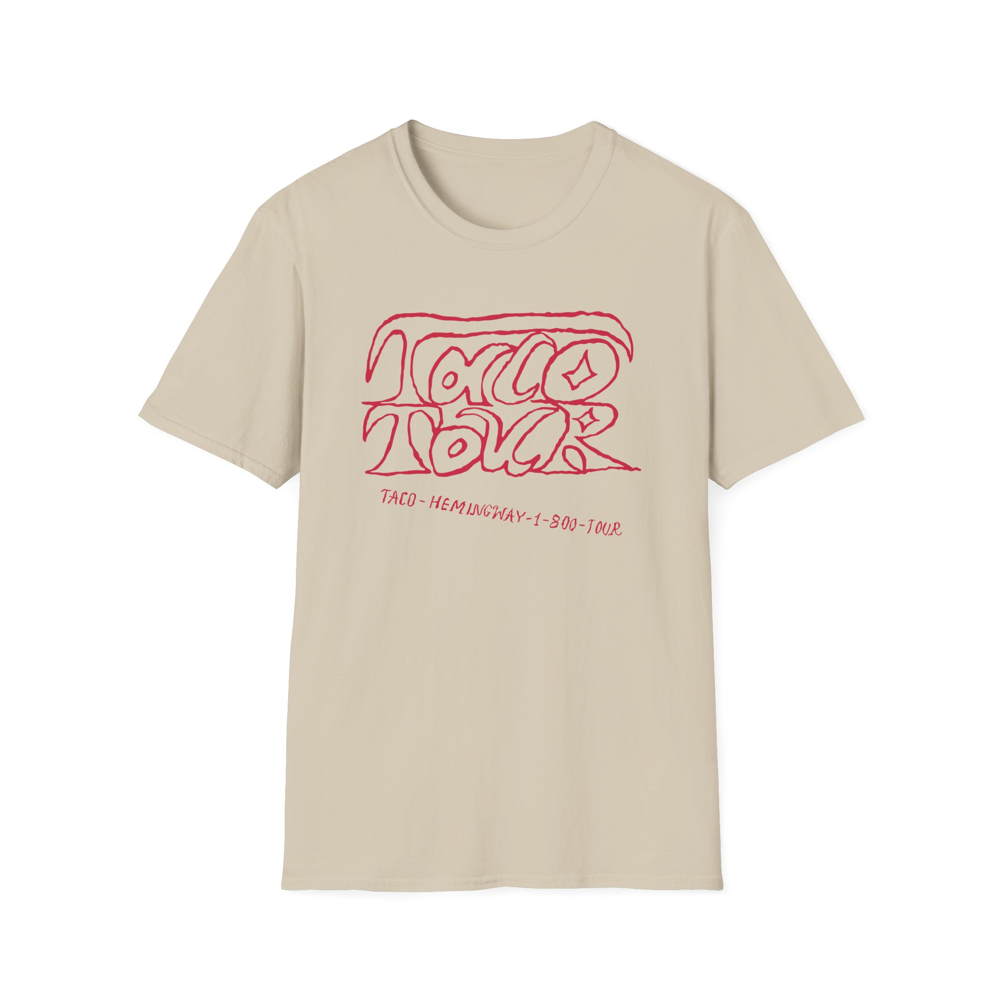 Taco Hemingway 1-800-tour Unisex Softstyle T-Shirt - Image 3
