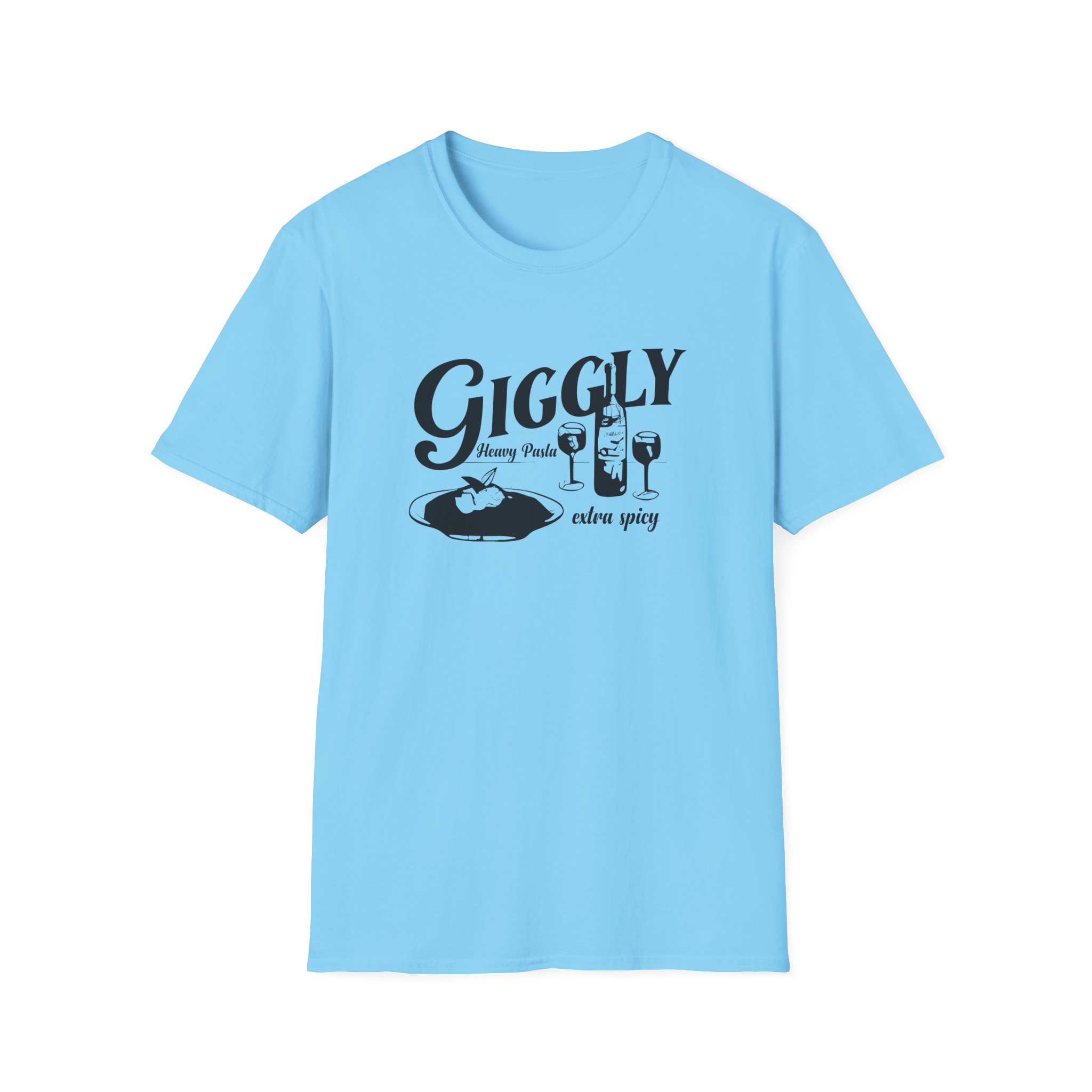 Giggly Squad Heavy Pasta Unisex Softstyle T-Shirt - Image 9