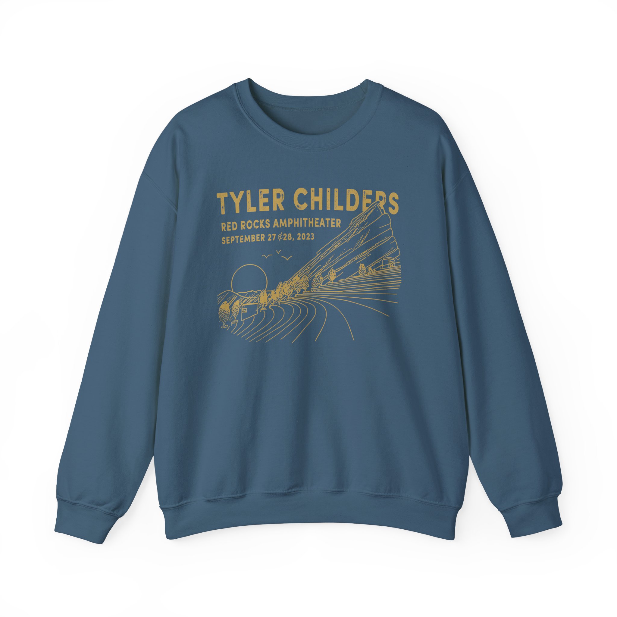 Tyler Childers Red Rocks '23 Unisex Heavy Blend™ Crewneck Sweatshirt - Image 11