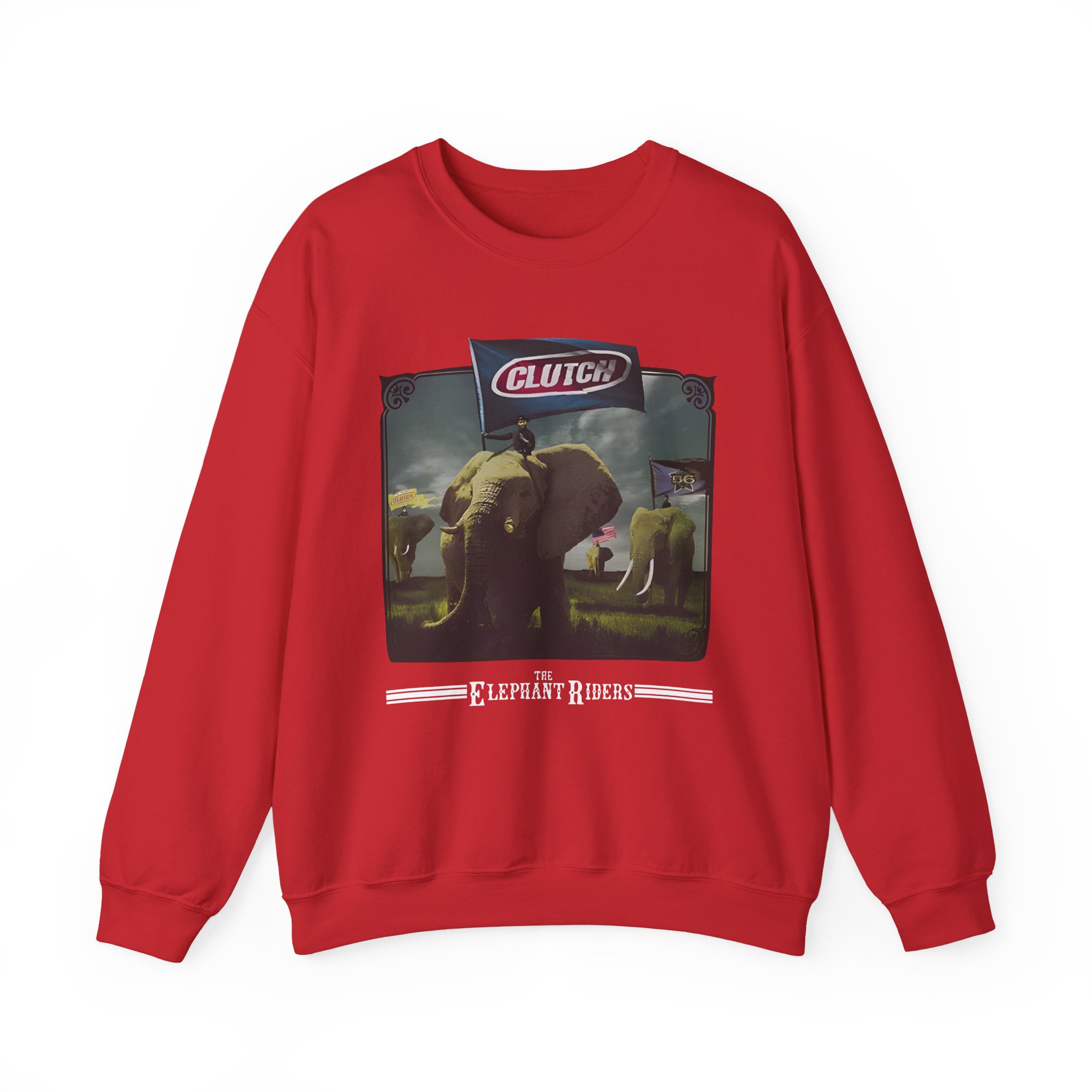 Clutch Elephant Riders Unisex Heavy Blend™ Crewneck Sweatshirt - Image 21