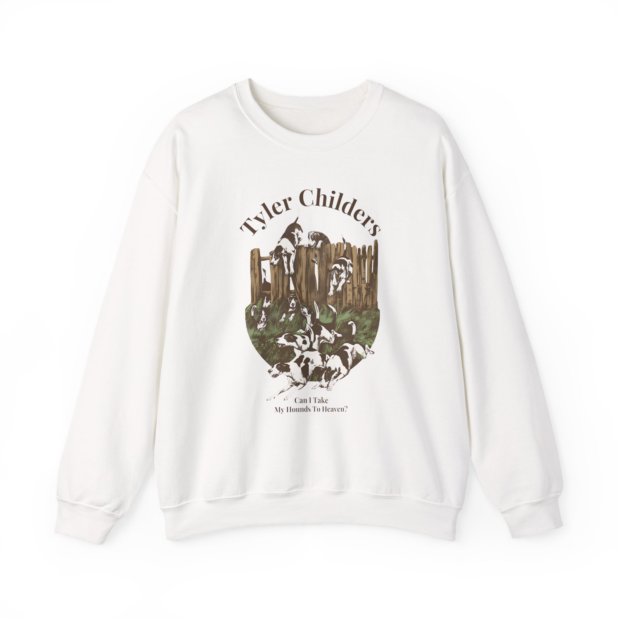 Tyler Childers Grey Hounds Unisex Heavy Blend™ Crewneck Sweatshirt - Image 3