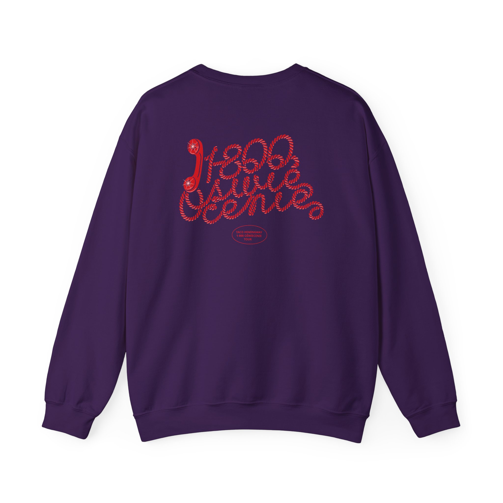 Taco Hemingway 1-800-tour Unisex Heavy Blend™ Crewneck Sweatshirt - Image 8