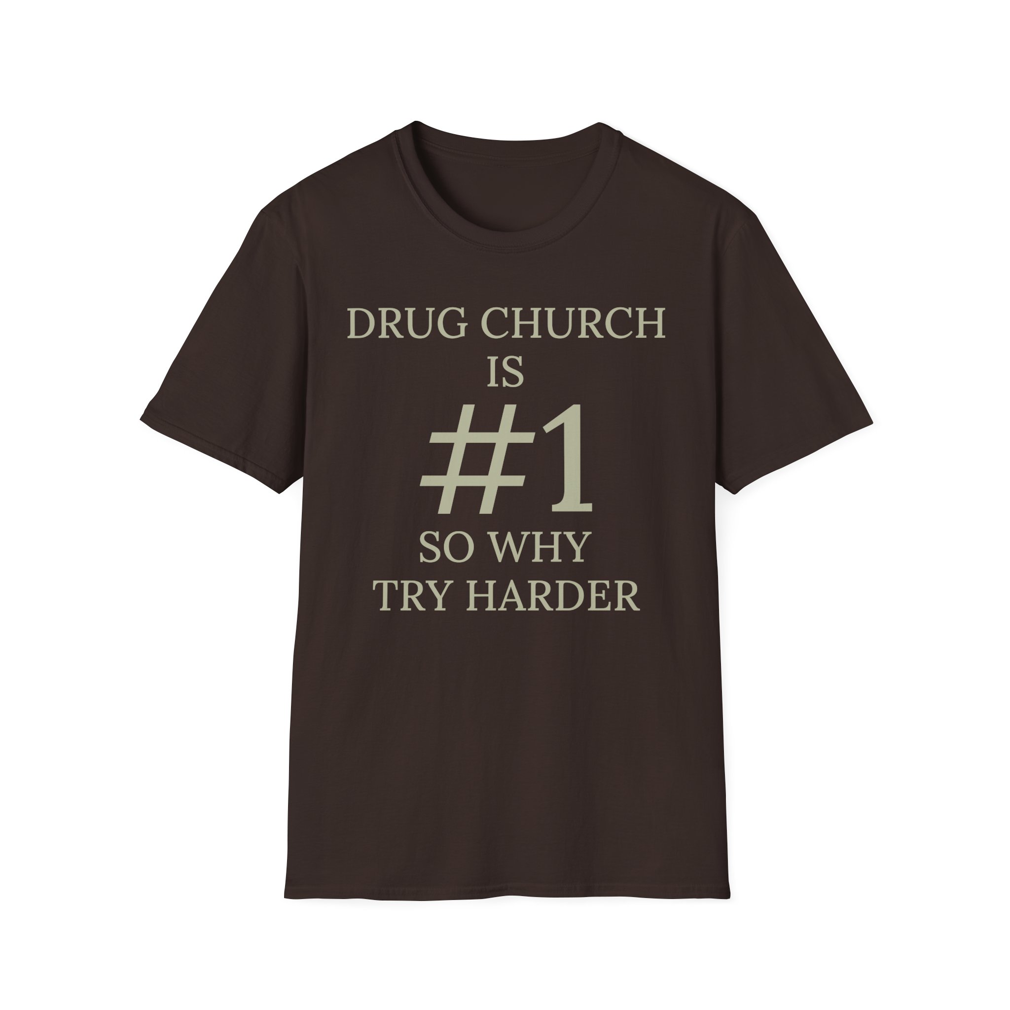 Drug Church Is Number 1 Unisex Softstyle T-Shirt - Image 5