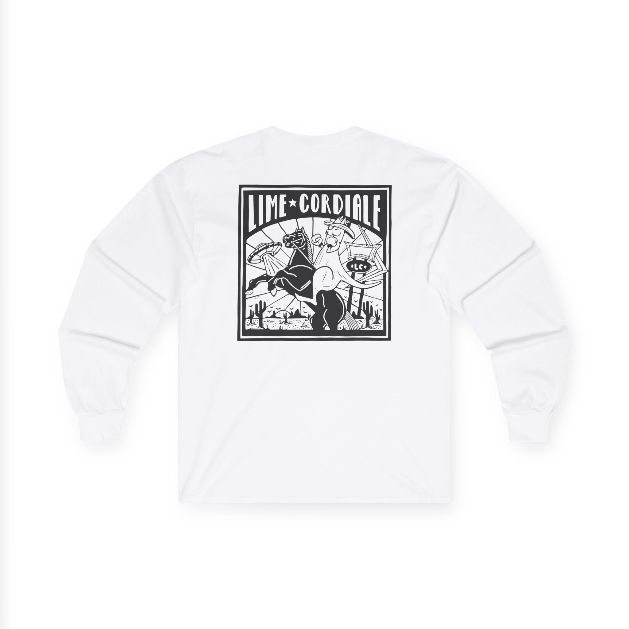 Lime Cordiale Unisex Ultra Cotton Long Sleeve Tee - Image 2