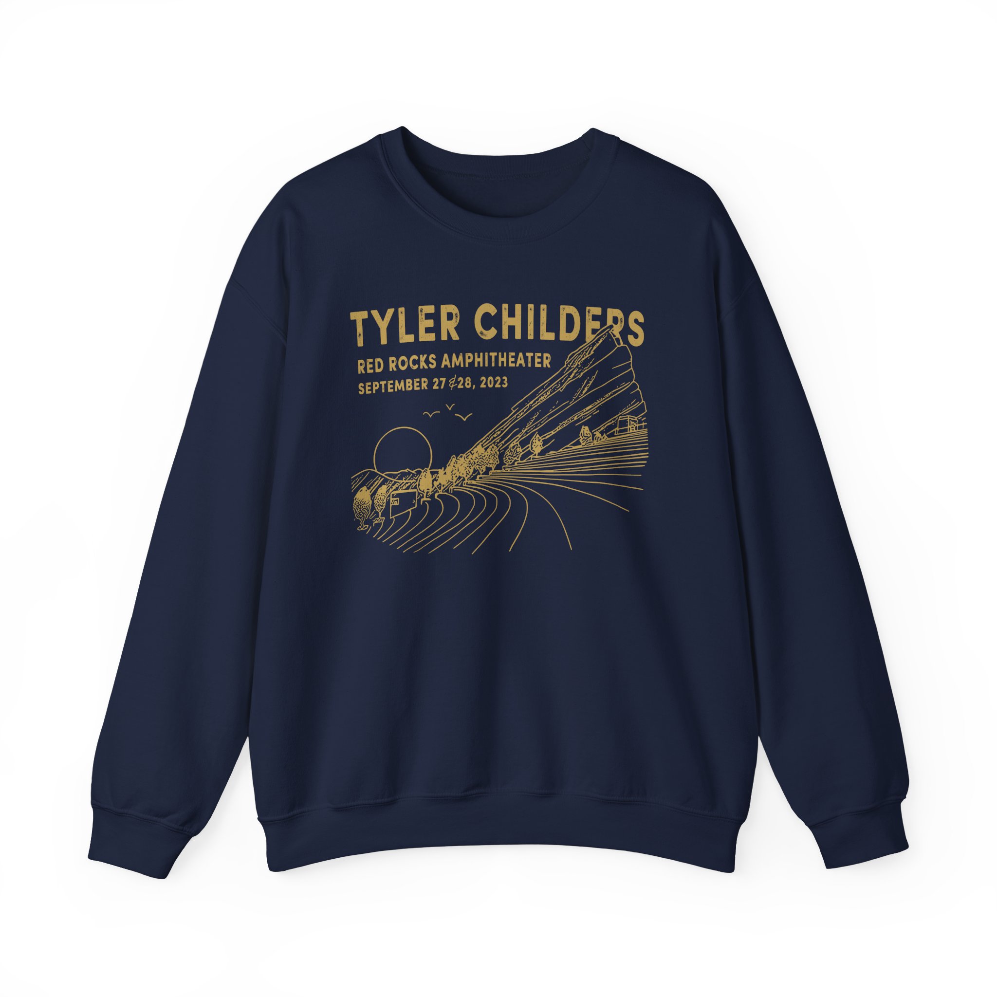 Tyler Childers Red Rocks '23 Unisex Heavy Blend™ Crewneck Sweatshirt - Image 17
