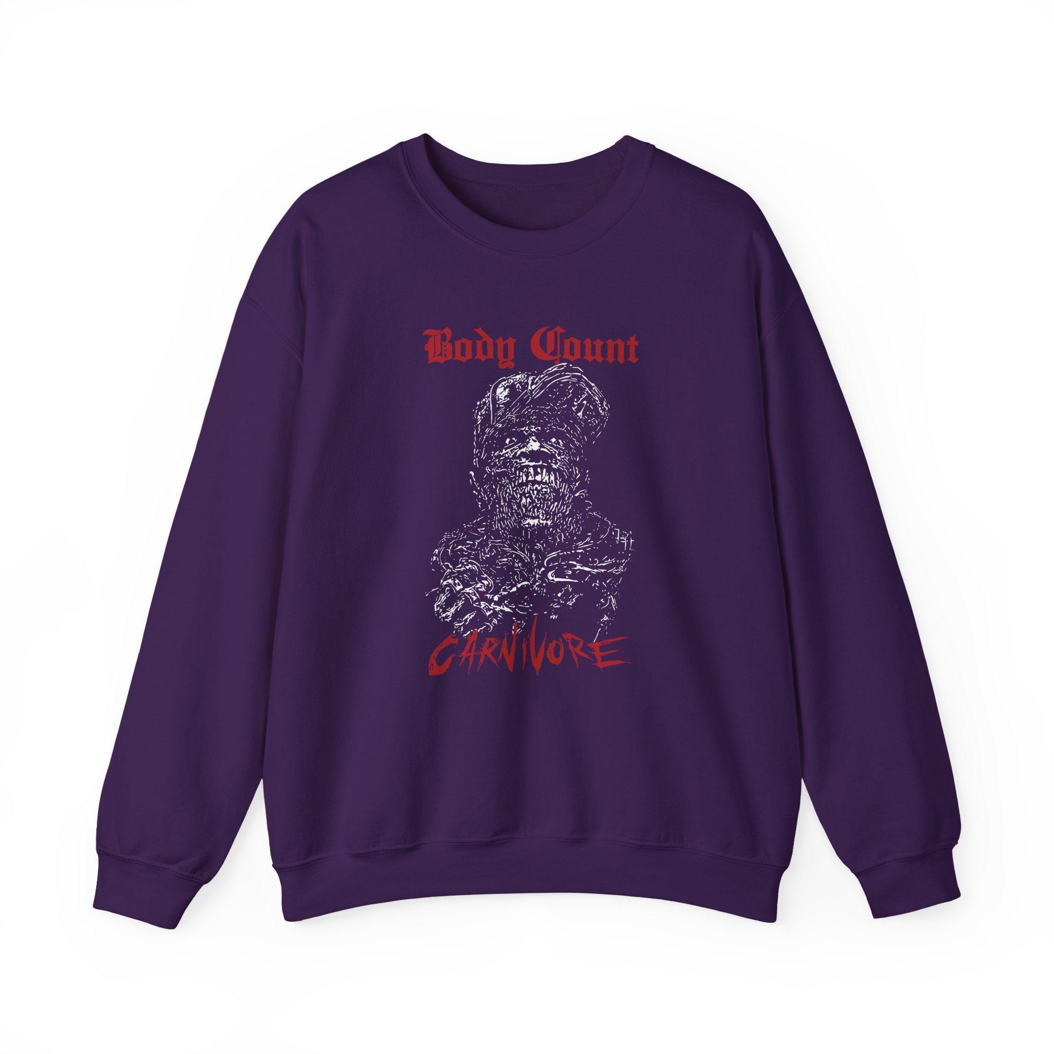 Body Count Carnivore Album Ice Unisex Heavy Blend™ Crewneck Sweatshirt - Image 9