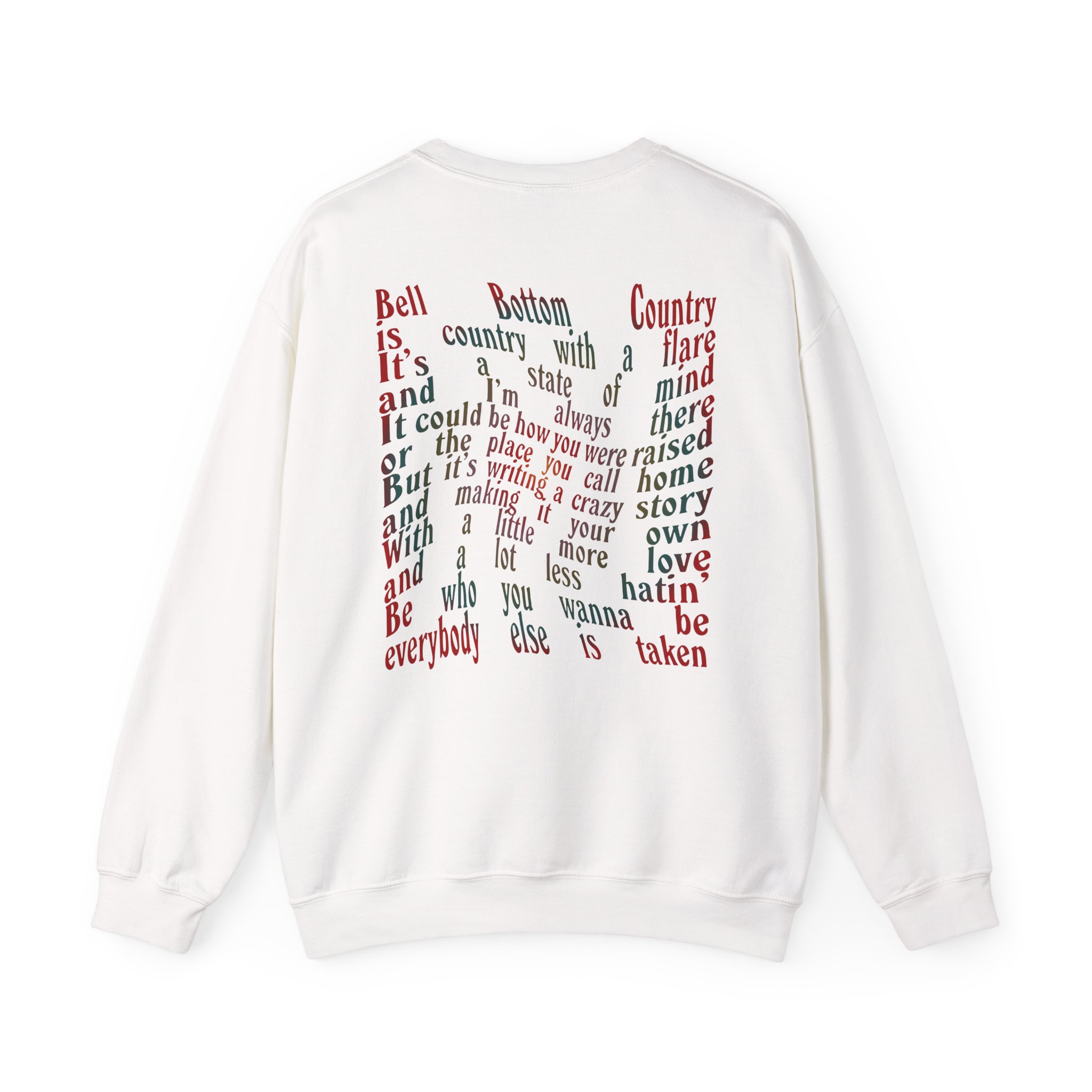 Lainey Wilson Bell Bottom Country Unisex Heavy Blend™ Crewneck Sweatshirt - Image 2