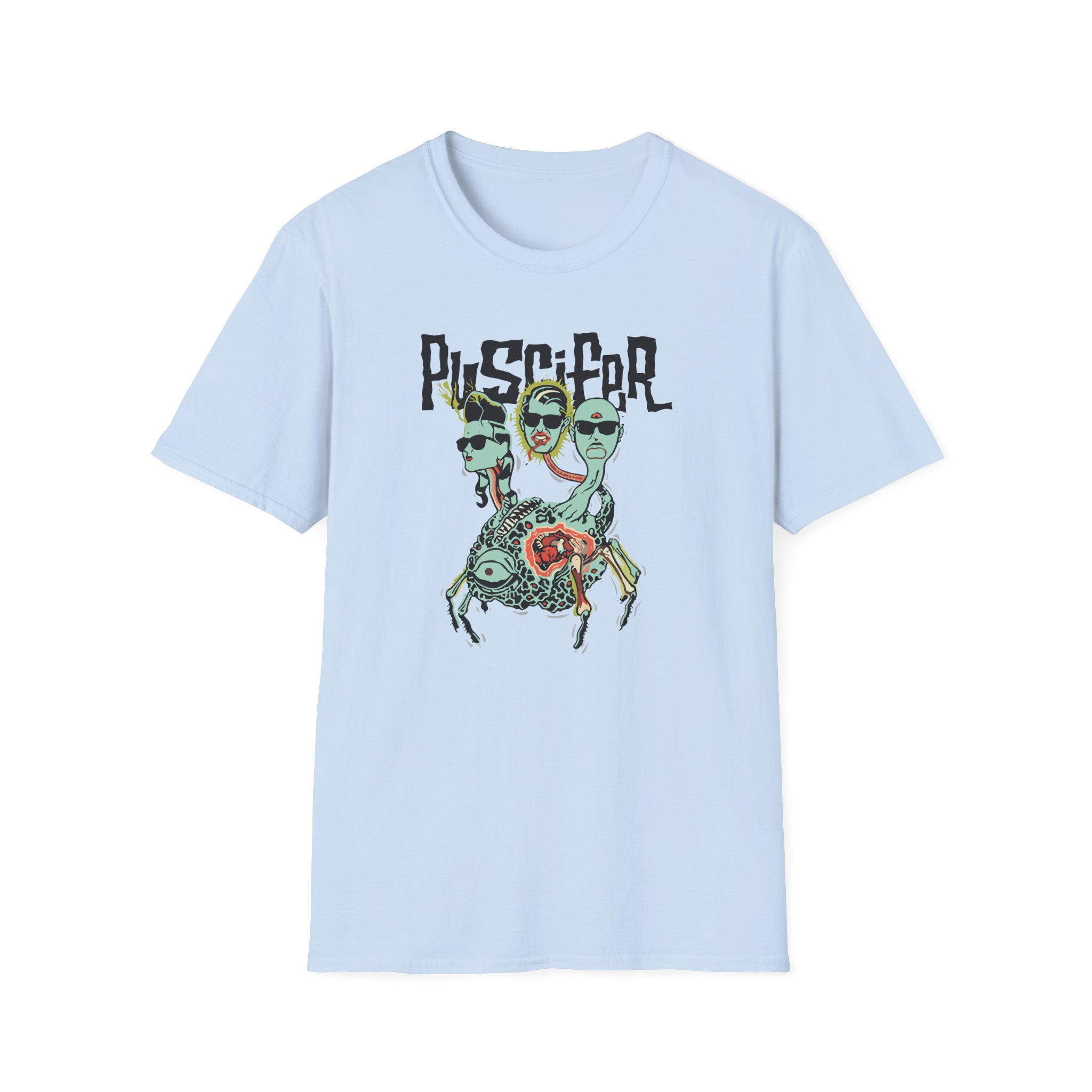 Puscifer Global Probing Unisex Softstyle T-Shirt - Image 17