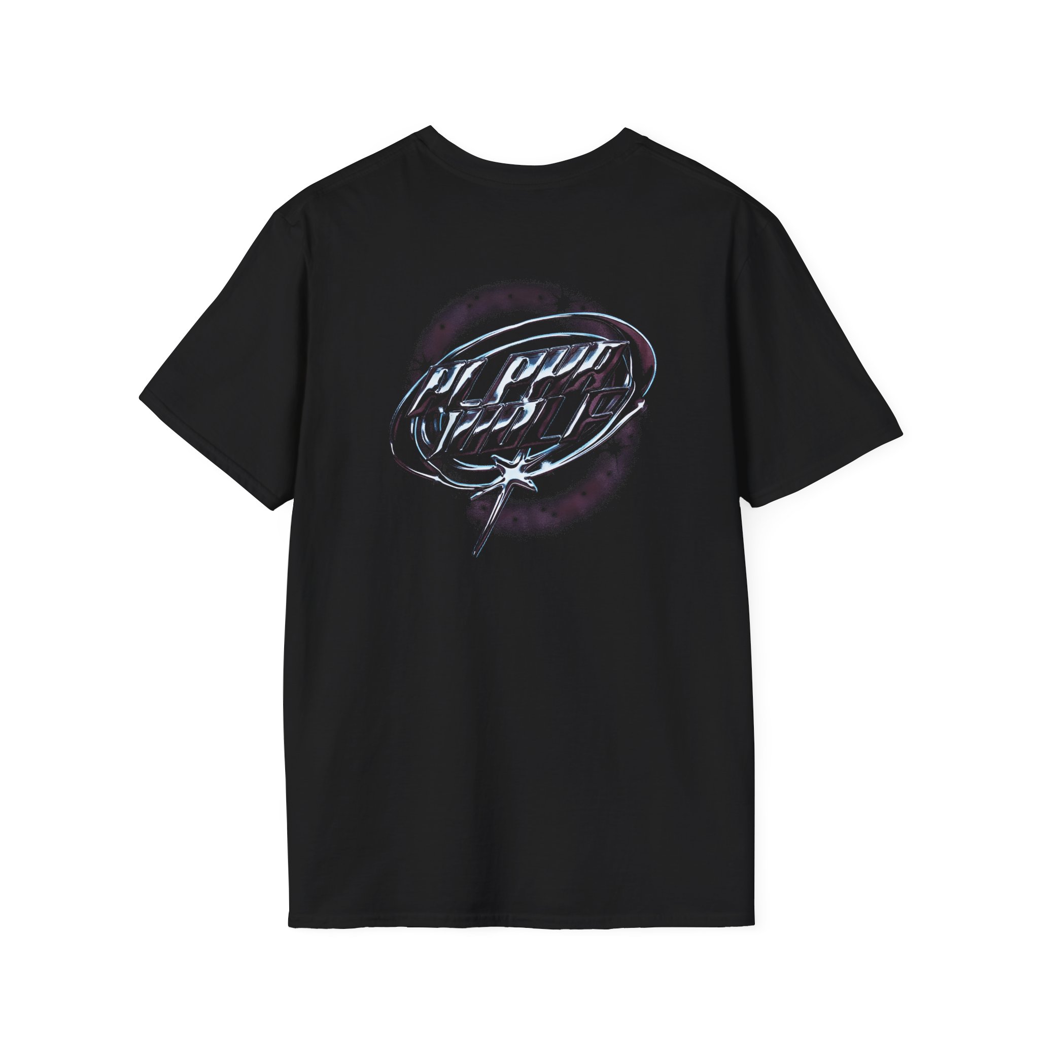 Alpha Wolf Chrome Unisex Softstyle T-Shirt - Image 2