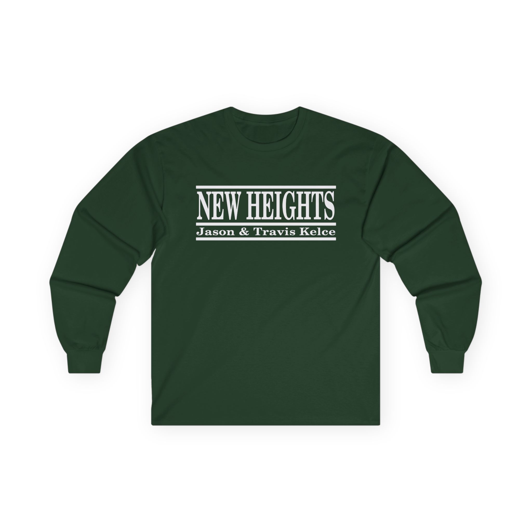 New Heights Jason And Travis Kelce Unisex Ultra Cotton Long Sleeve Tee