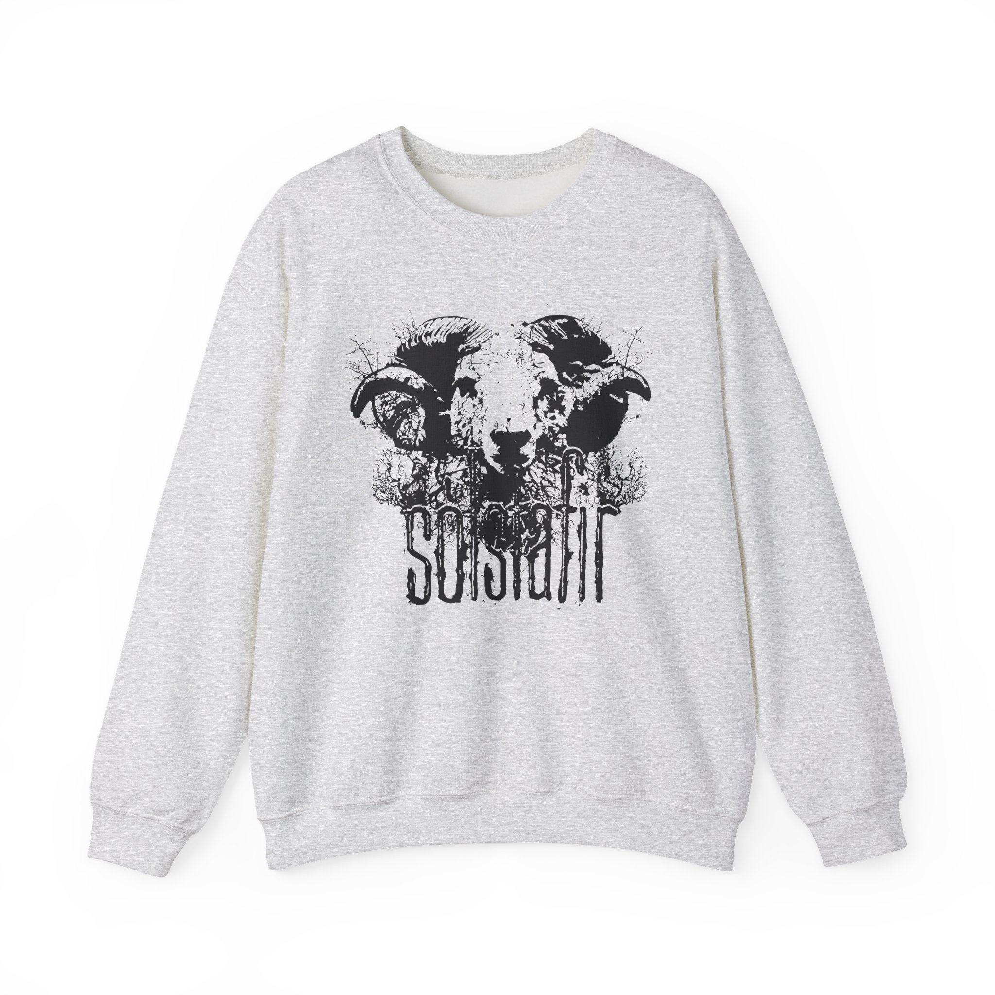 Solstafir Ram Olive Unisex Heavy Blend™ Crewneck Sweatshirt - Image 5