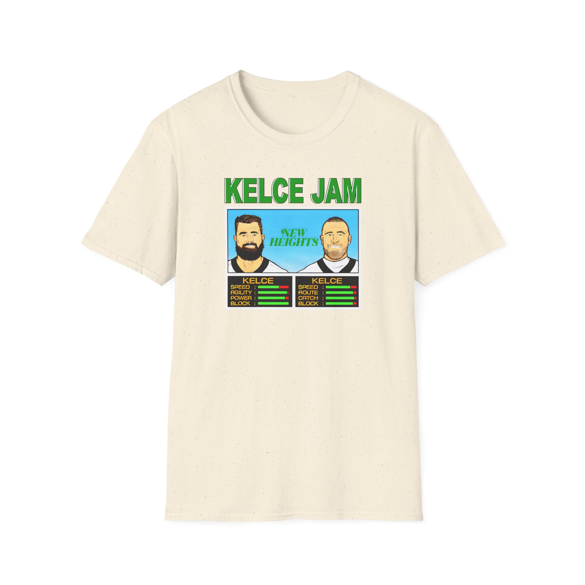 New Heights Kelce Jam Jason And Travis Unisex Softstyle T-Shirt - Image 9