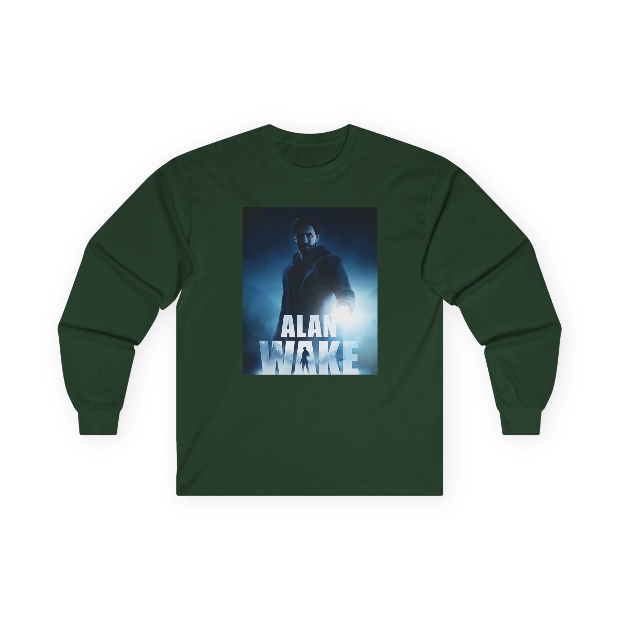 Alan Wake Character Unisex Ultra Cotton Long Sleeve Tee - Image 7