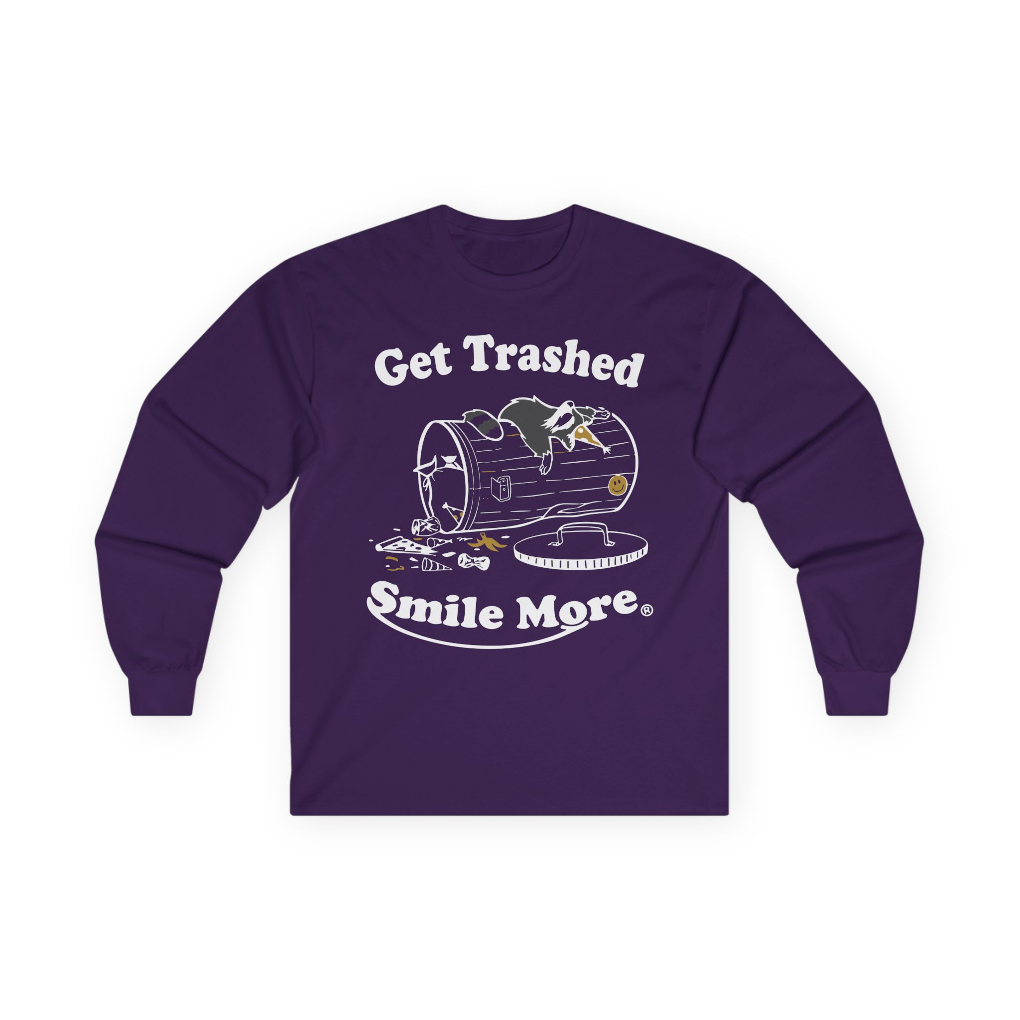 Roman Atwood Get Trashed Unisex Ultra Cotton Long Sleeve Tee - Image 13