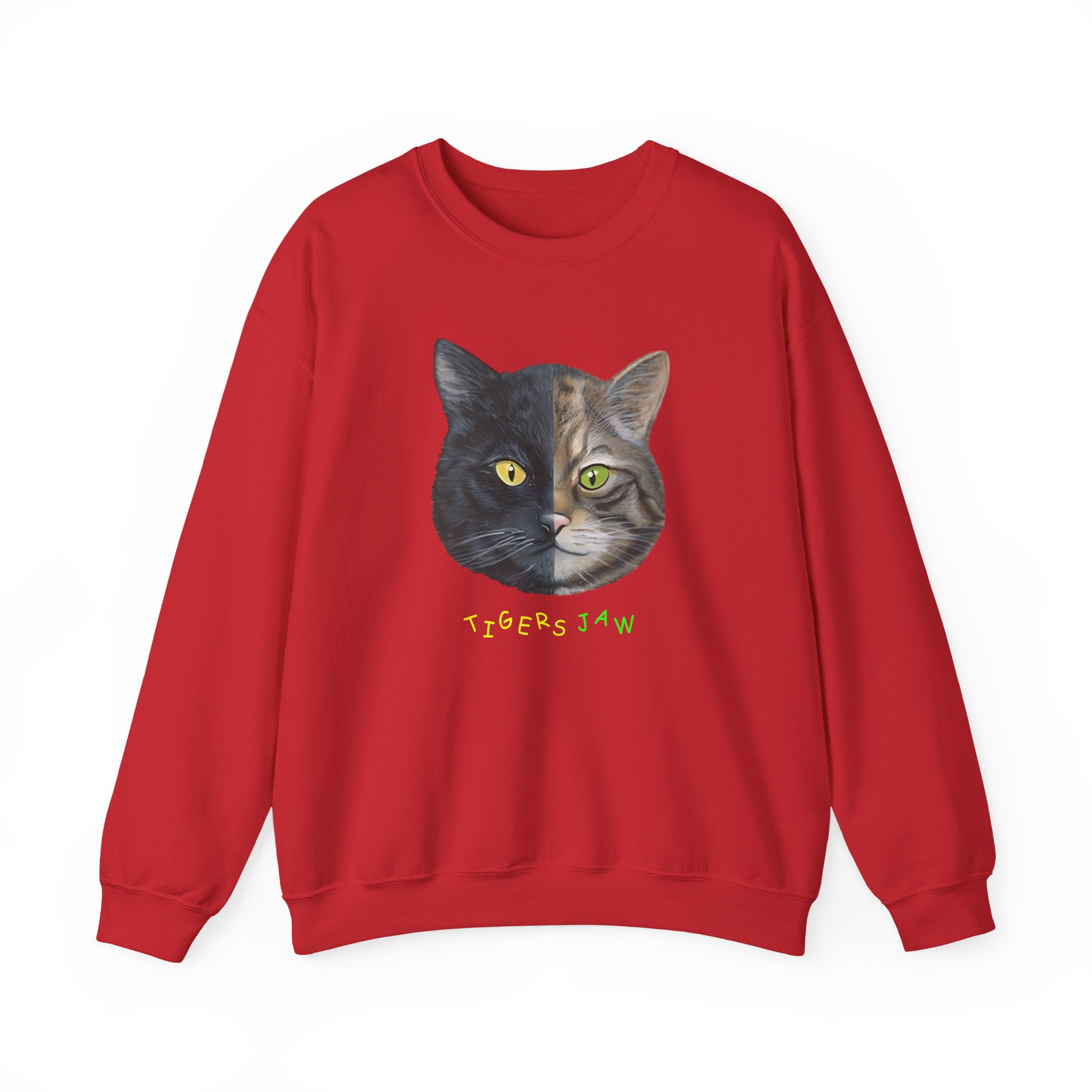 Tigers Jaw Cat Unisex Heavy Blend™ Crewneck Sweatshirt - Image 21