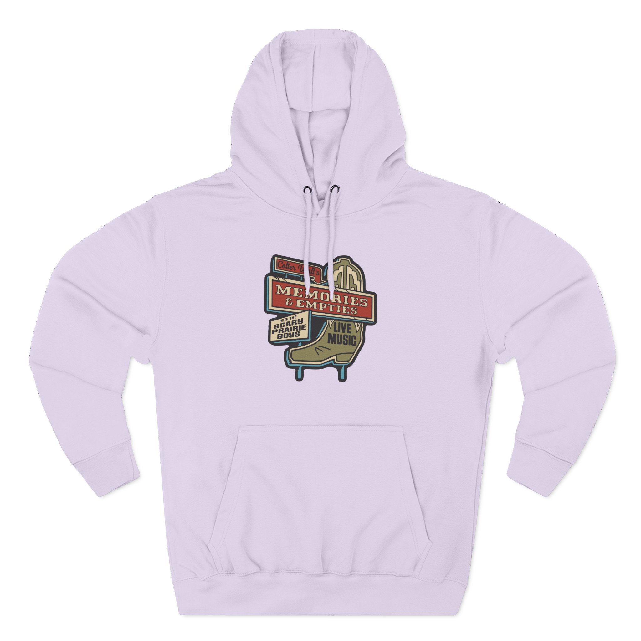 Colter Wall Memories And Empties Boot Sign Three-Panel Fleece Hoodie - Image 19