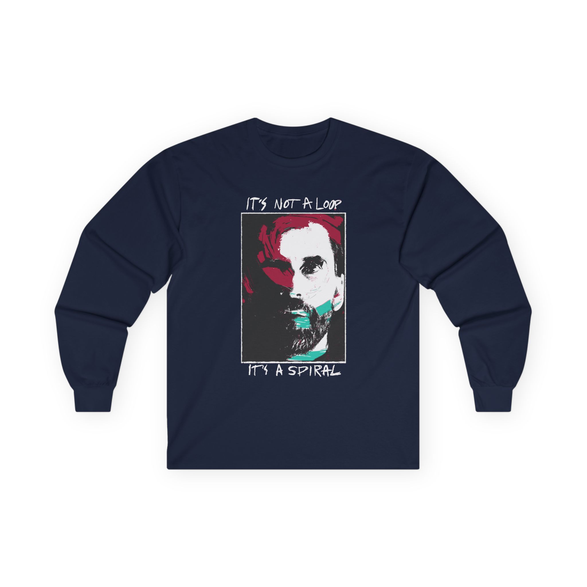 Alan Wake It's Not a Loop It's a Spiral Unisex Ultra Cotton Long Sleeve Tee - Image 13