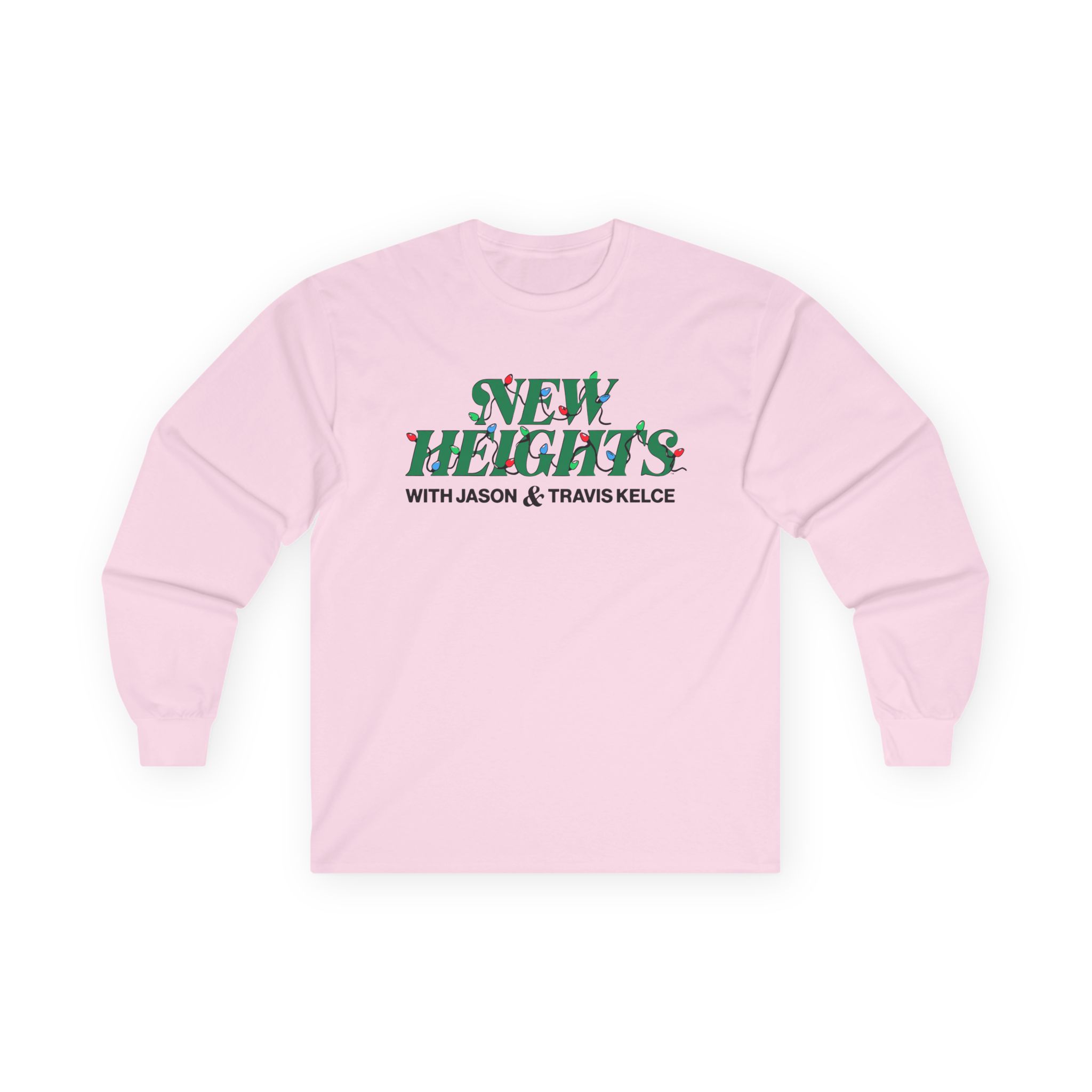 New Heights Podcast Holiday Lights Unisex Ultra Cotton Long Sleeve Tee - Image 11