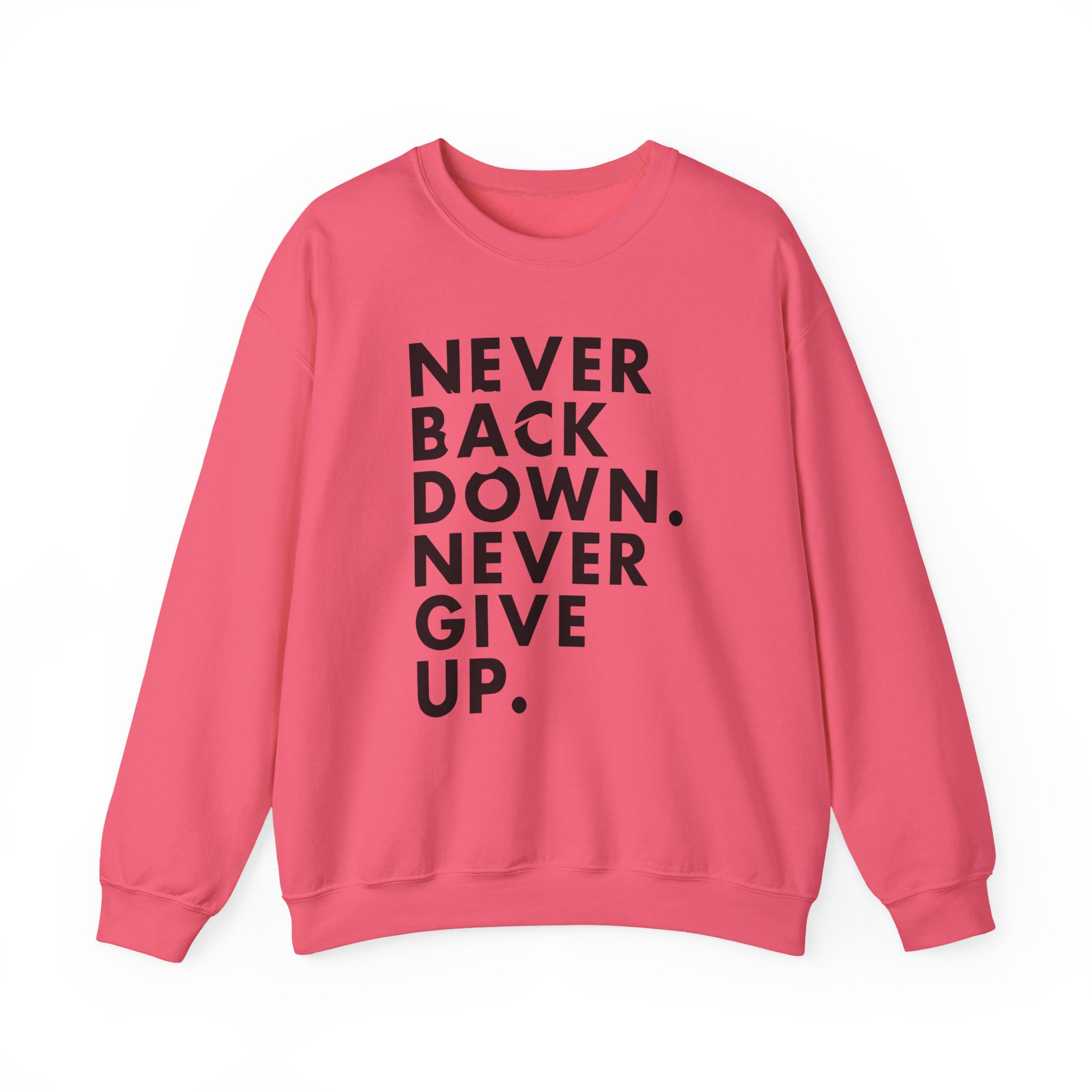 Nick Eh 30 Never Back Down Never Give Up Unisex Heavy Blend™ Crewneck Sweatshirt - Image 15