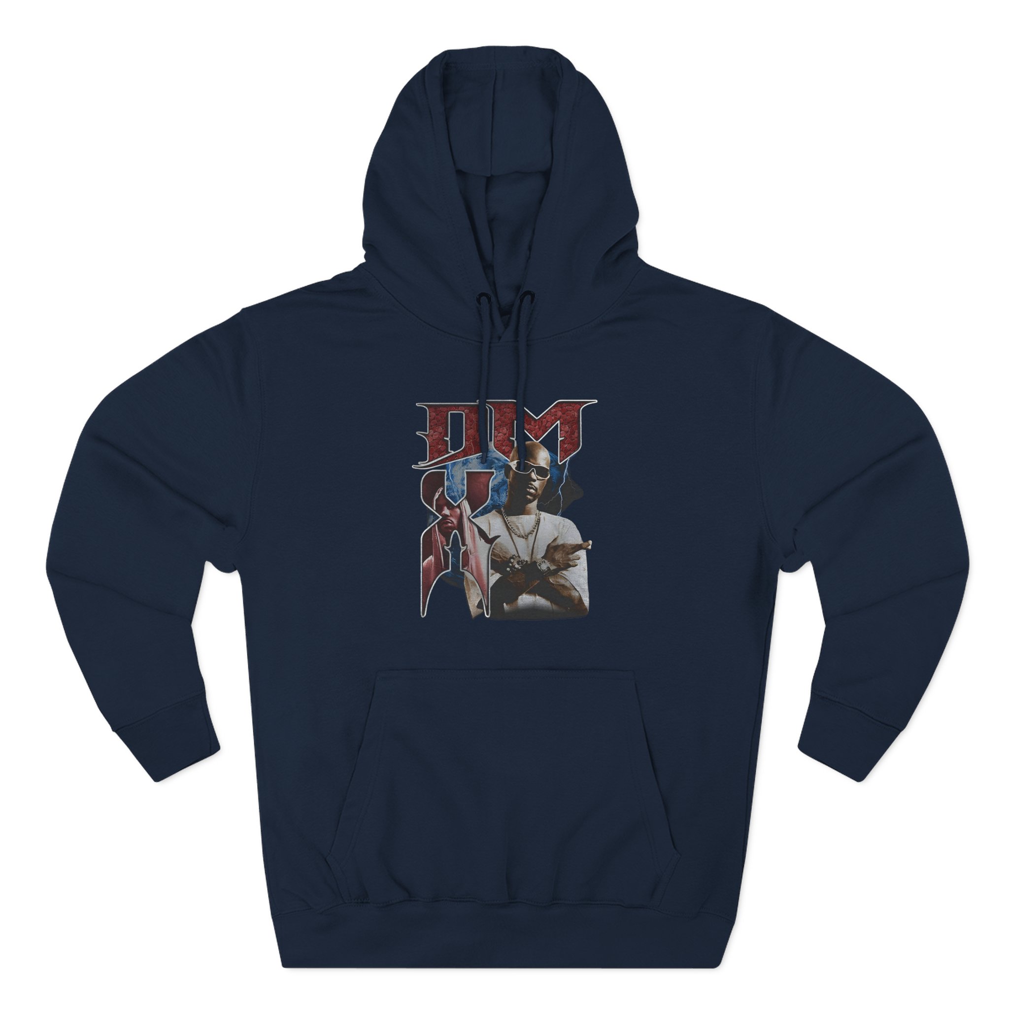 Dmx Bootleg Red Three-Panel Fleece Hoodie - Image 3