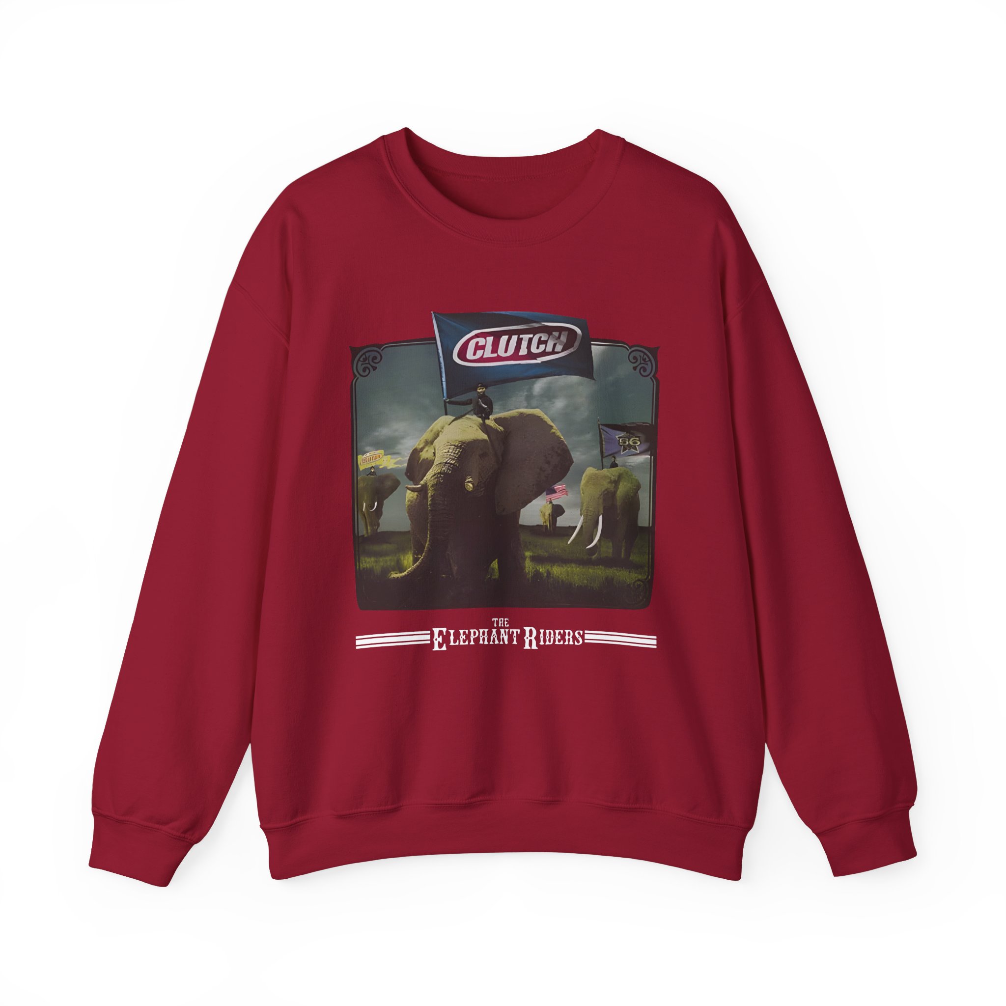 Clutch Elephant Riders Unisex Heavy Blend™ Crewneck Sweatshirt - Image 25