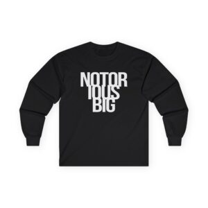 Biggie Smalls the Notorious B.i.g. Biker Unisex Ultra Cotton Long Sleeve Tee