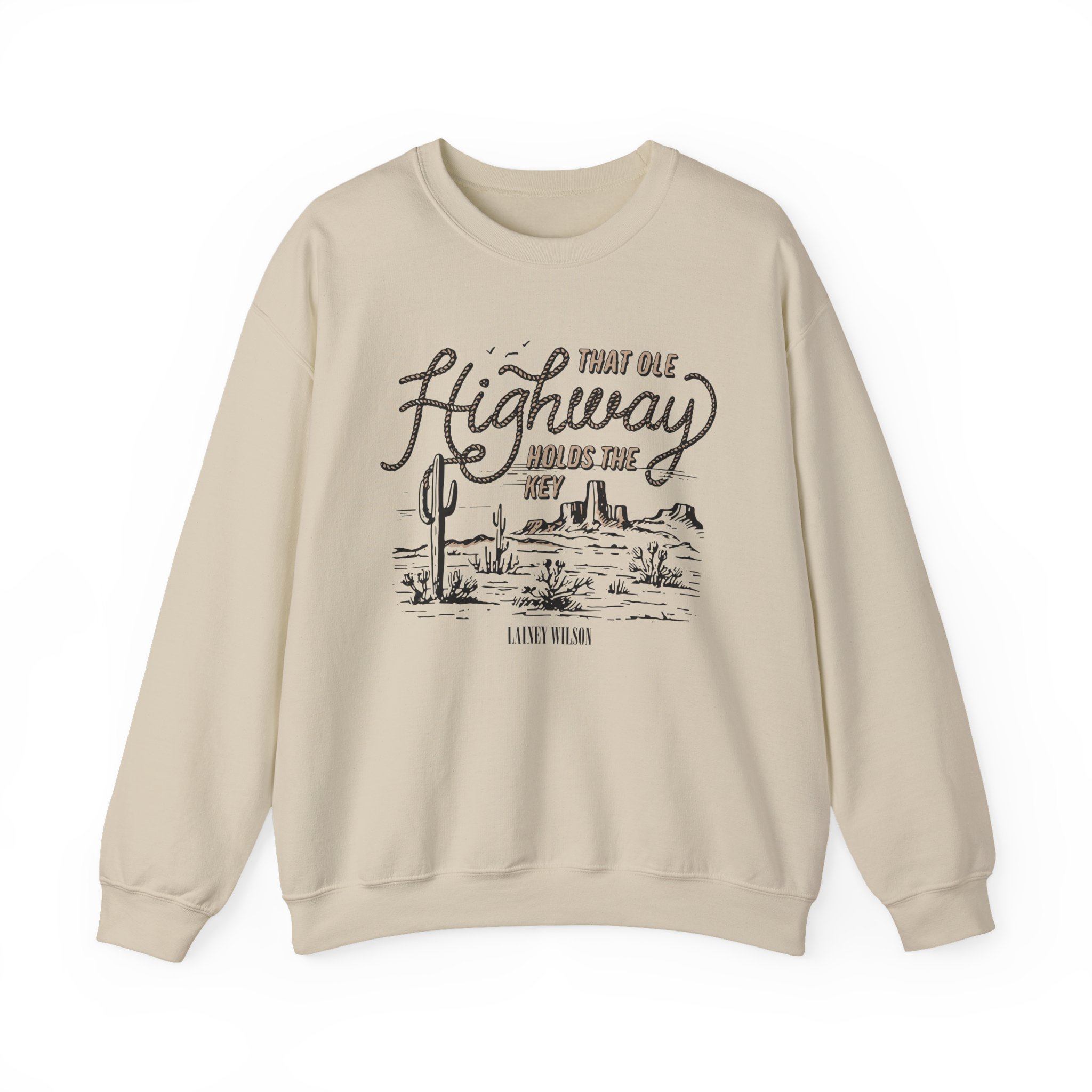 Lainey Wilson Highway Unisex Heavy Blend™ Crewneck Sweatshirt - Image 7