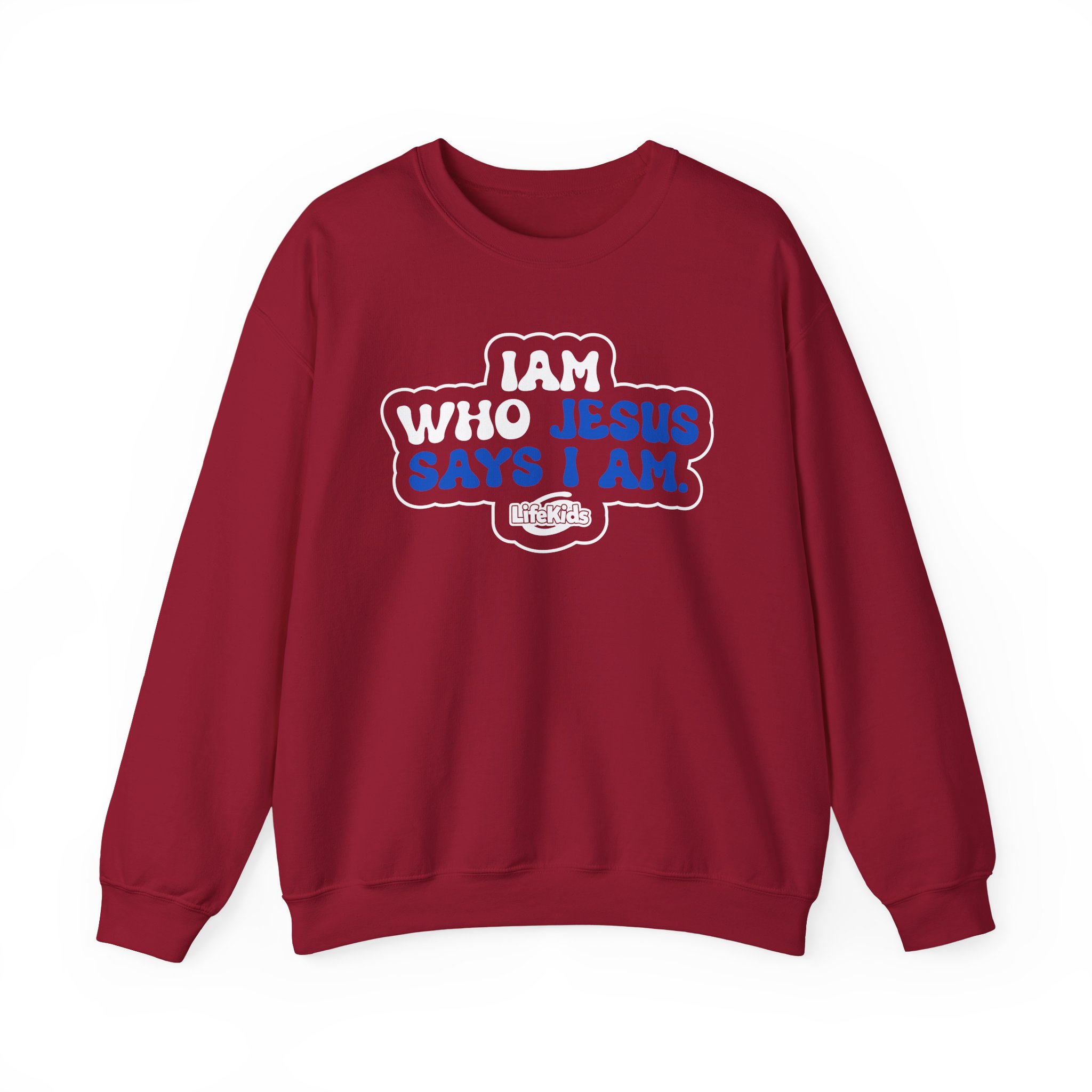 Life Church Jesus Says I Am Unisex Heavy Blend™ Crewneck Sweatshirt - Image 19