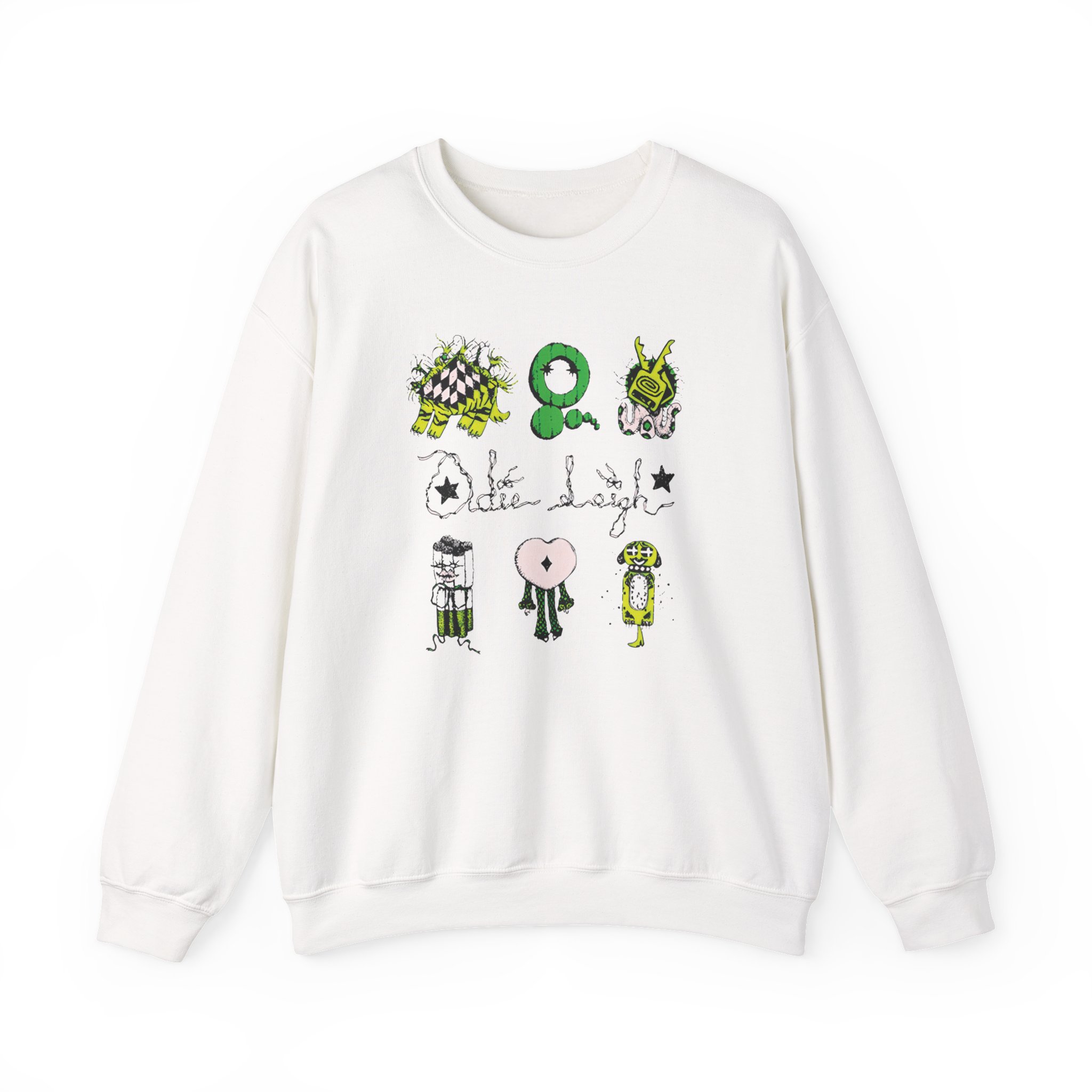 Odie Leigh Characters Unisex Heavy Blend™ Crewneck Sweatshirt