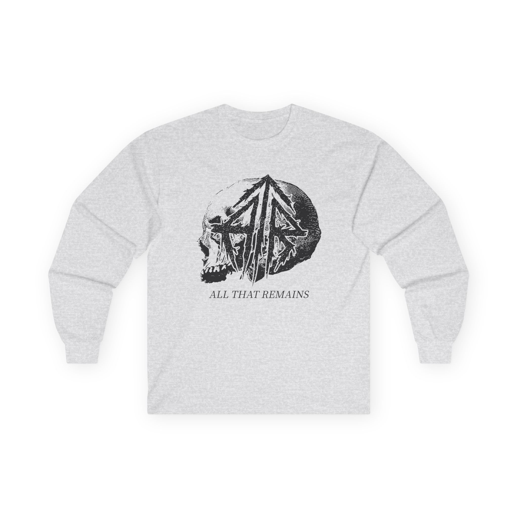 All That Remains Tie Dye Skull Unisex Ultra Cotton Long Sleeve Tee - Image 3