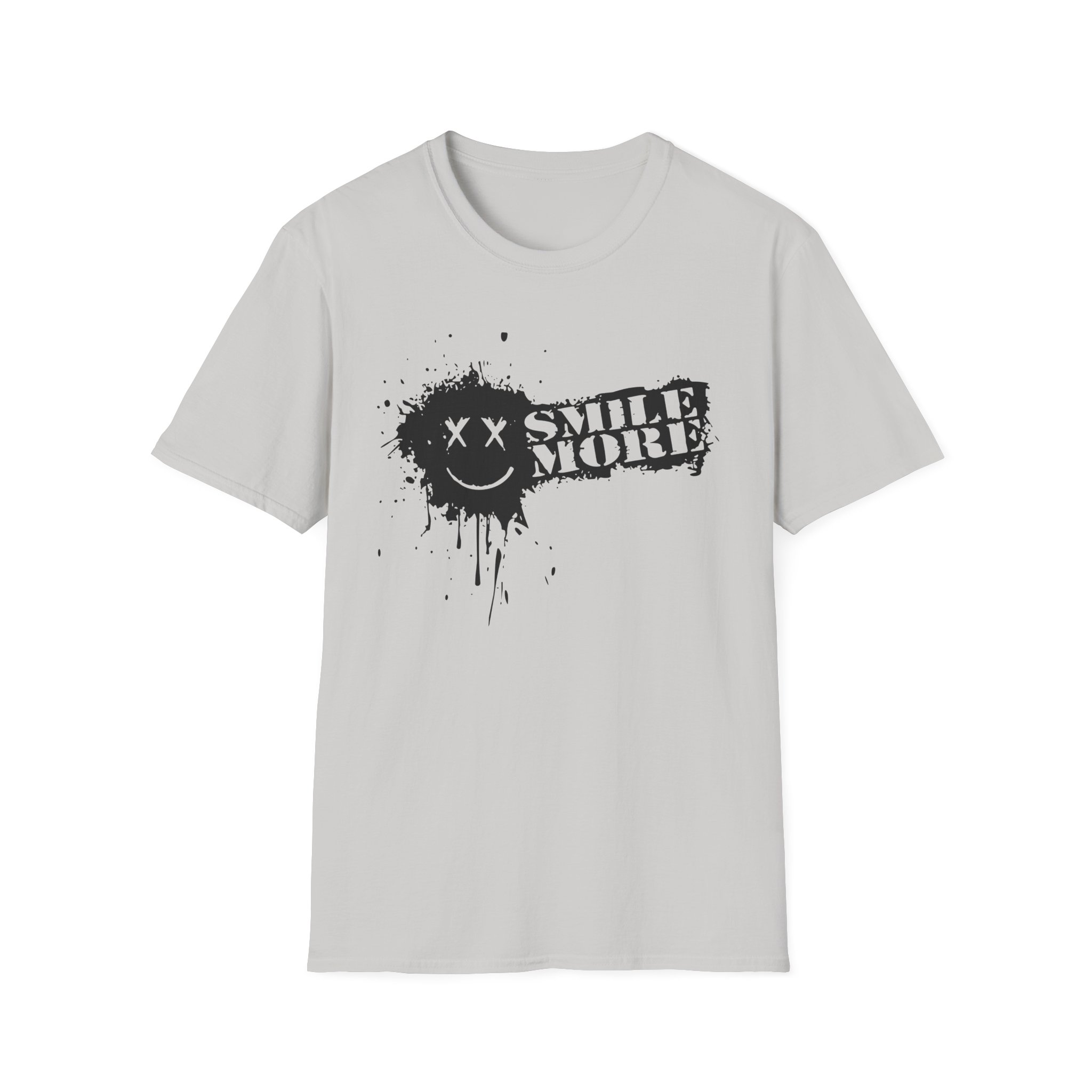 Roman Atwood Smile More Splatter Unisex Softstyle T-Shirt - Image 5