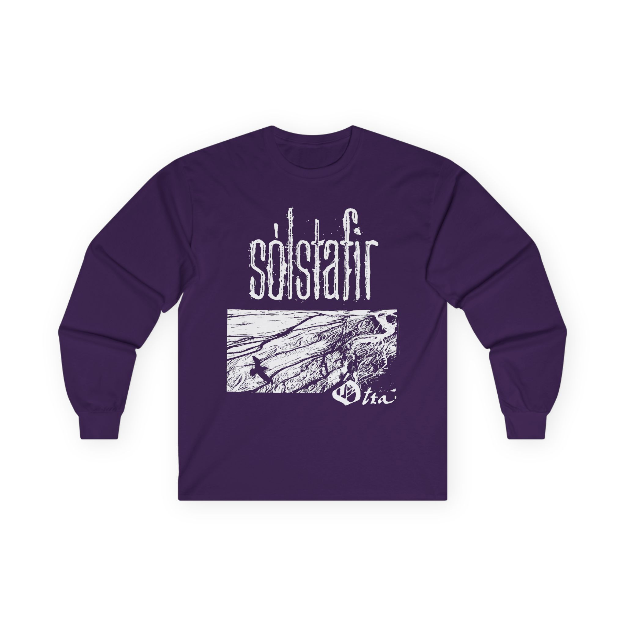 Solstafir Ótta Raven Unisex Ultra Cotton Long Sleeve Tee - Image 15
