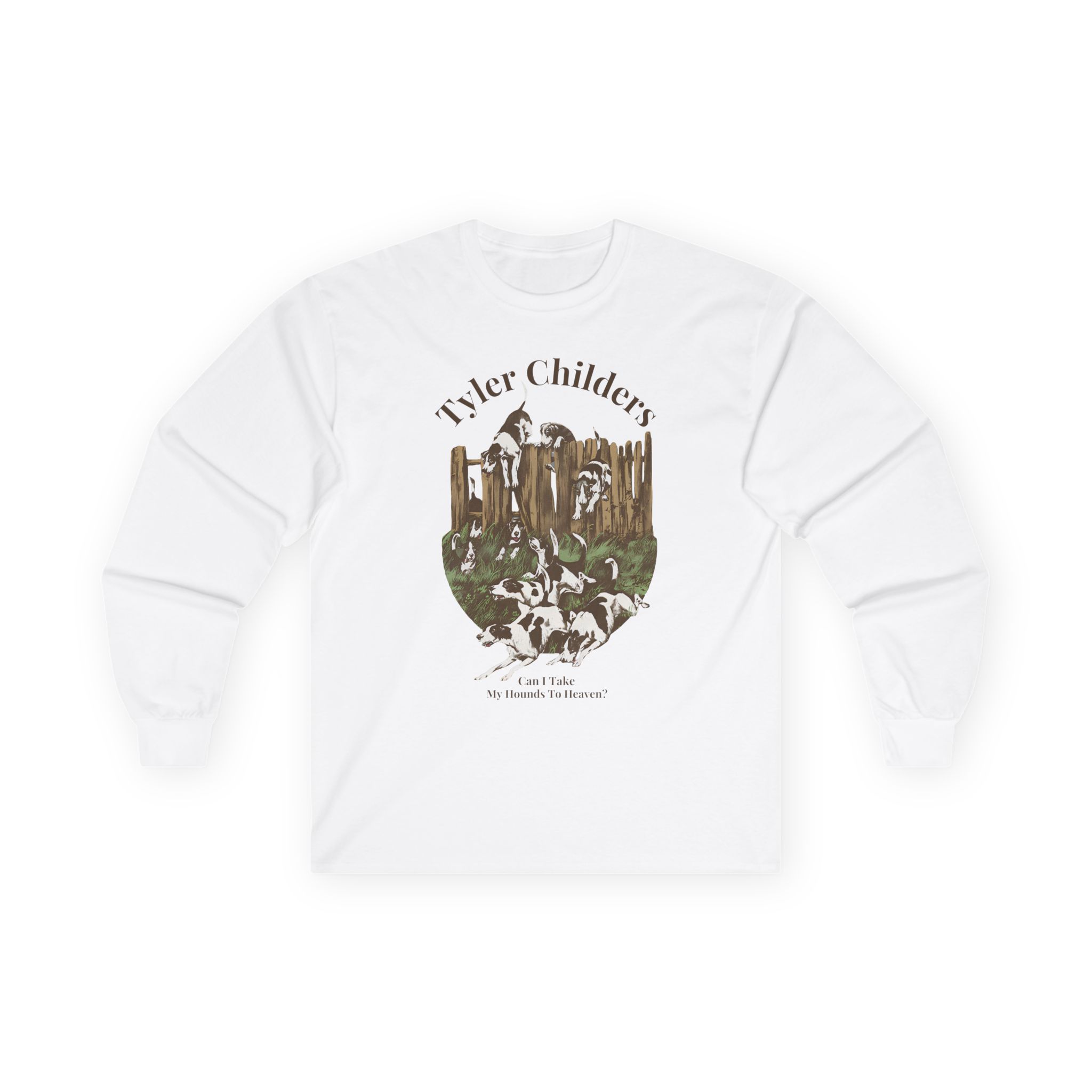 Tyler Childers Grey Hounds Unisex Ultra Cotton Long Sleeve Tee - Image 3