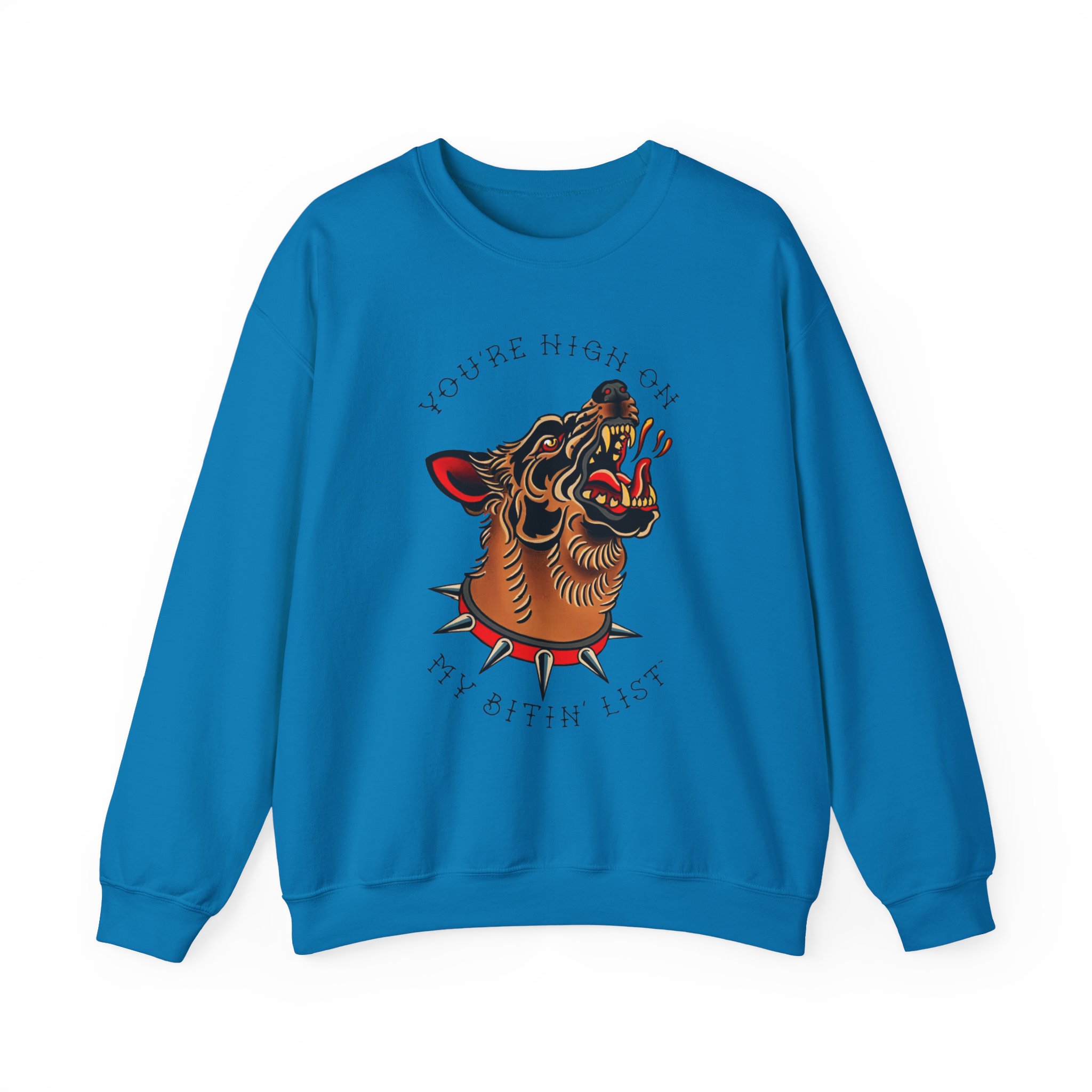 Tyler Childers Bitin' List Dog Unisex Heavy Blend™ Crewneck Sweatshirt - Image 13