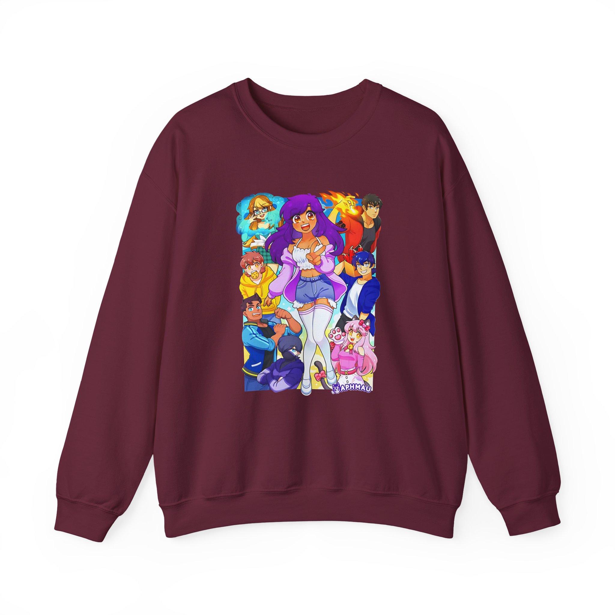 Aphmau & Friends Unisex Heavy Blend™ Crewneck Sweatshirt - Image 3