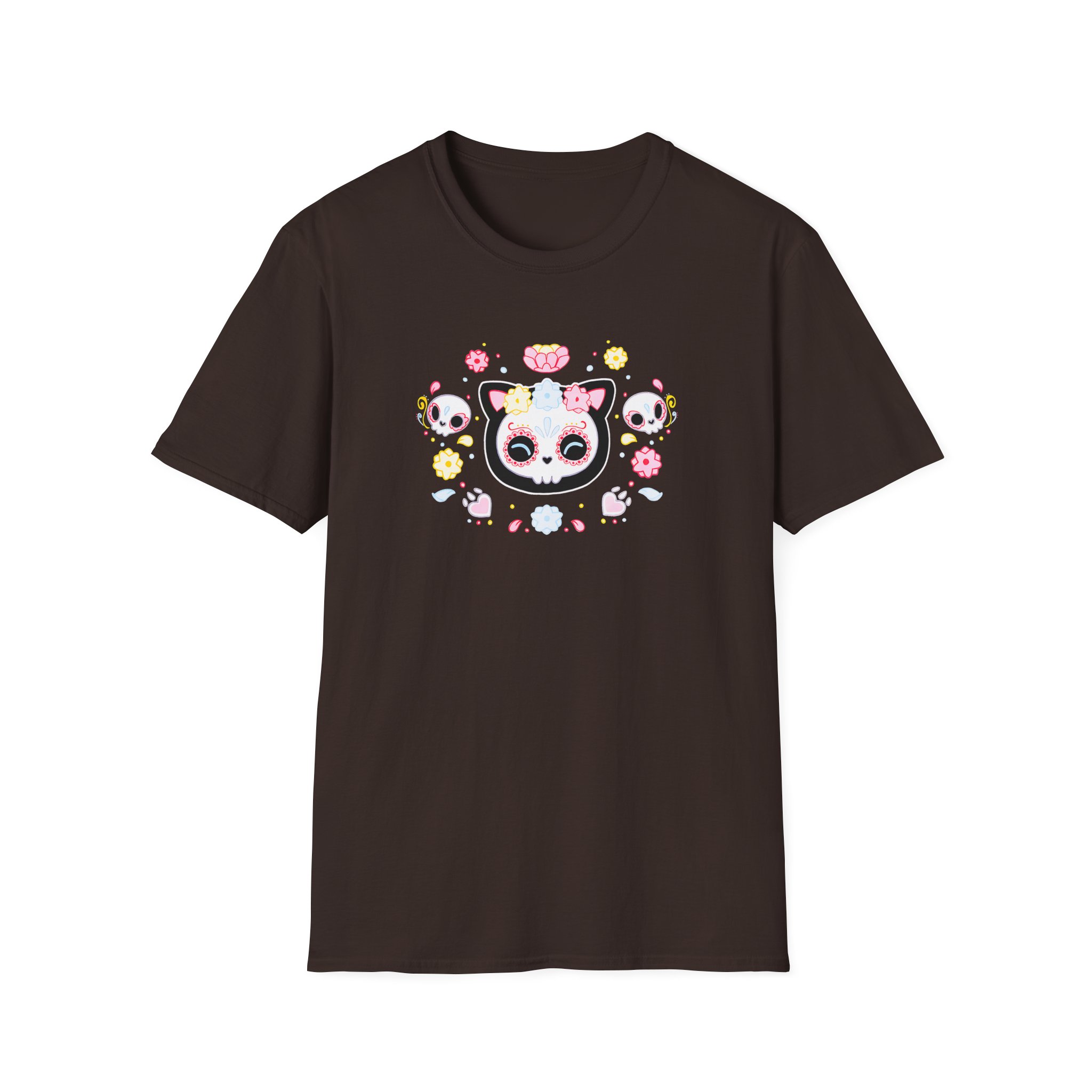 Aphmau Sugar Skull Cat Unisex Softstyle T-Shirt - Image 5