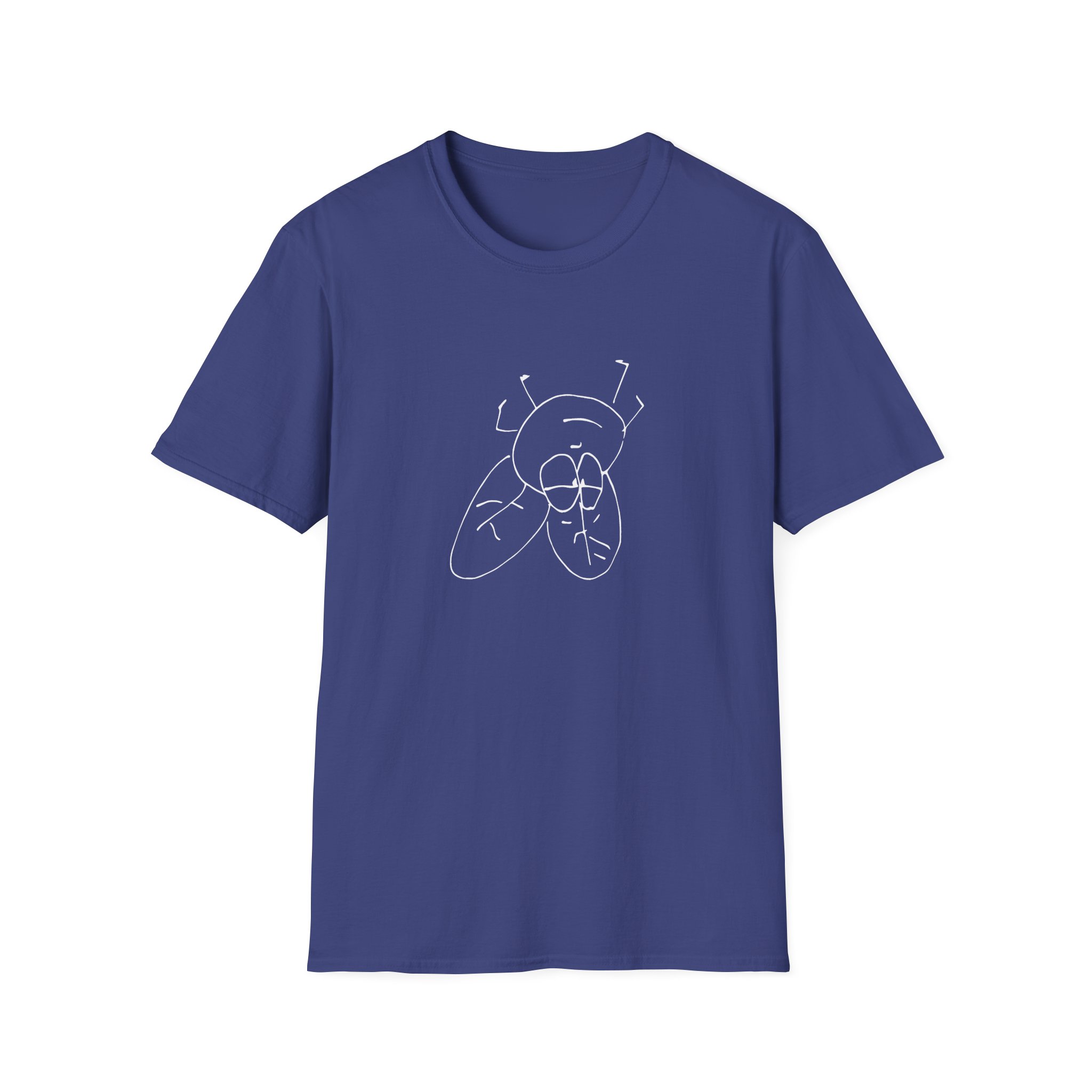 Carl Barron Upside Down Flies Unisex Softstyle T-Shirt - Image 15