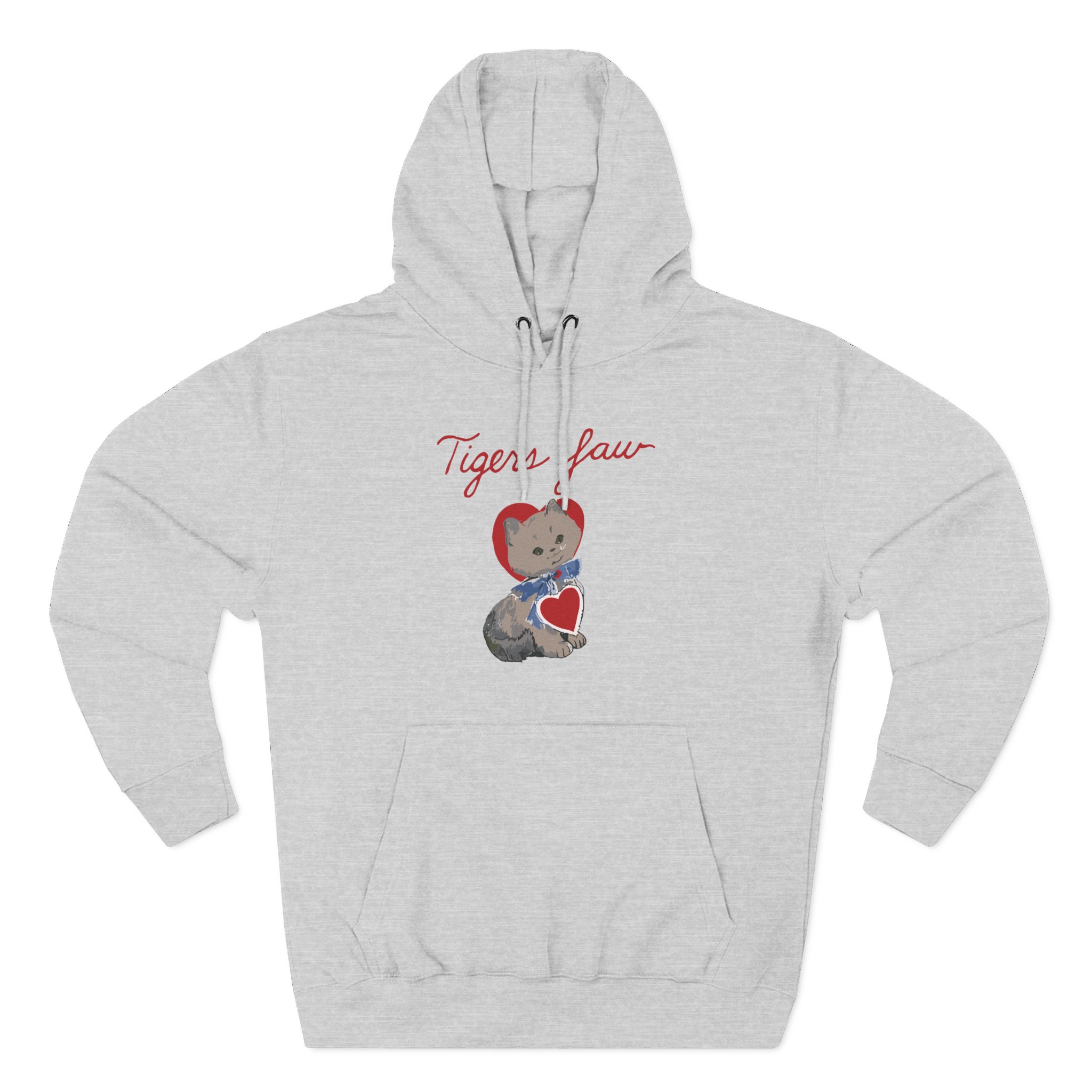 Tigers Jaw kitty baby Three-Panel Fleece Hoodie - Image 3