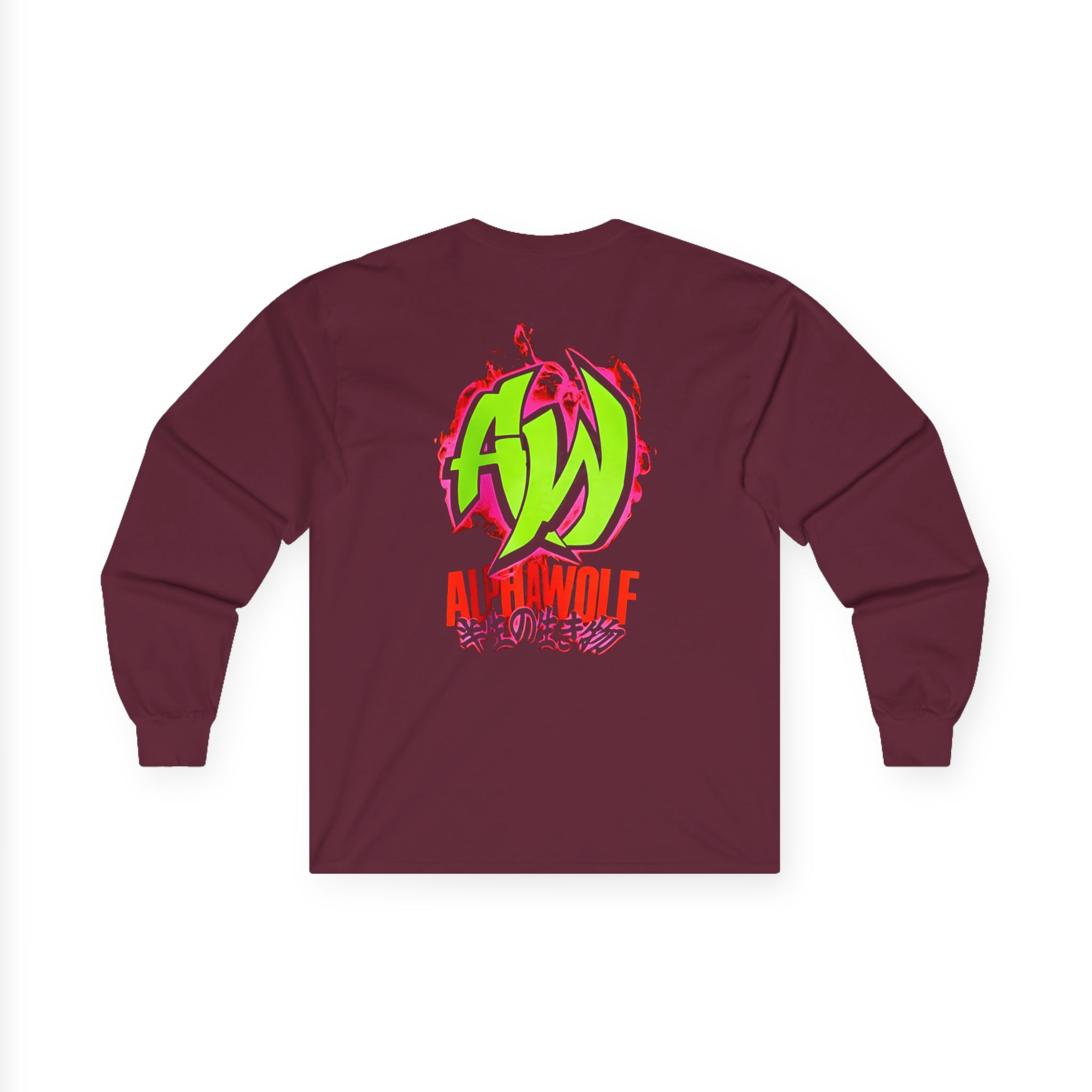 Alpha Wolf Bel Air Unisex Ultra Cotton Long Sleeve Tee - Image 4