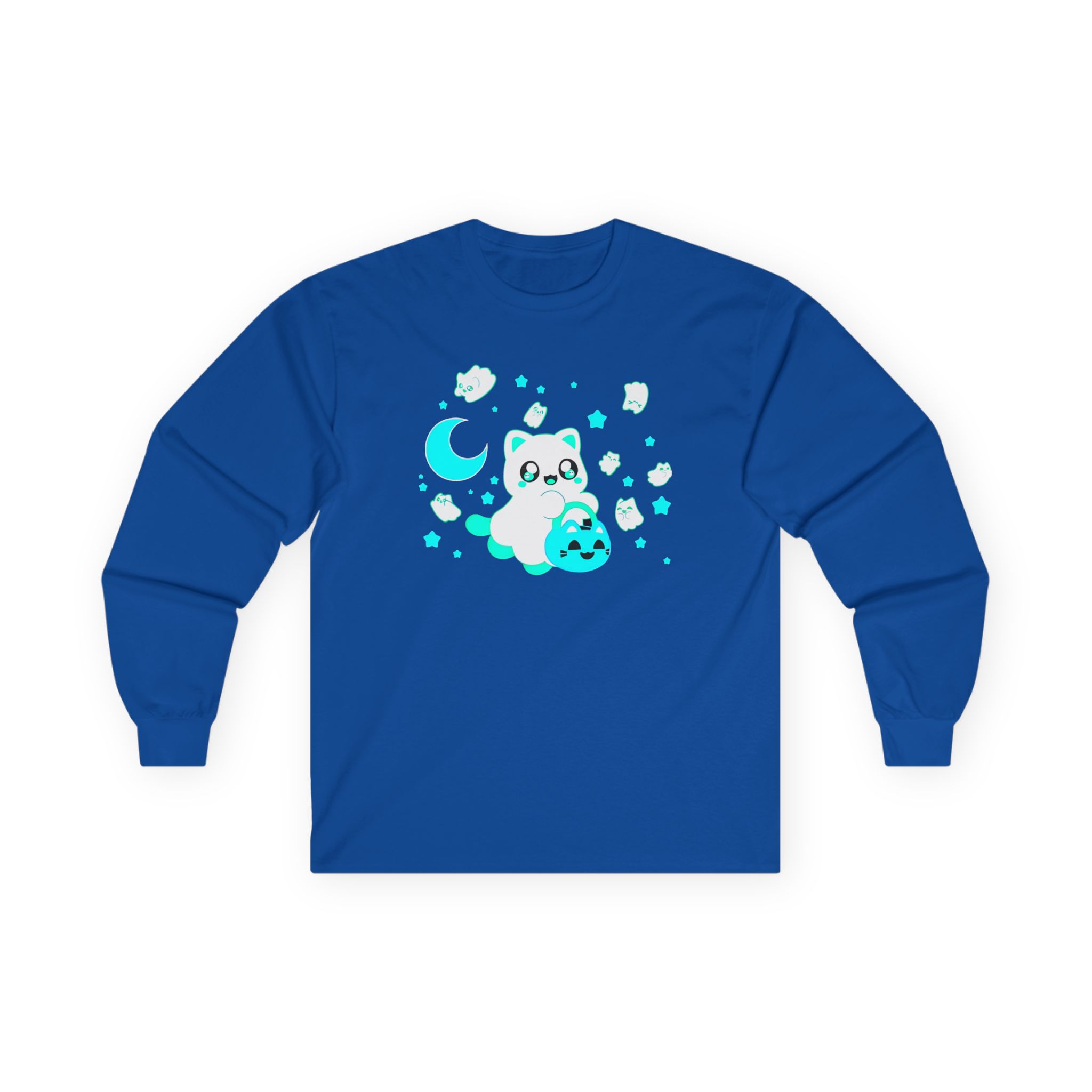 Aphmau Ghost Cat Unisex Ultra Cotton Long Sleeve Tee - Image 9
