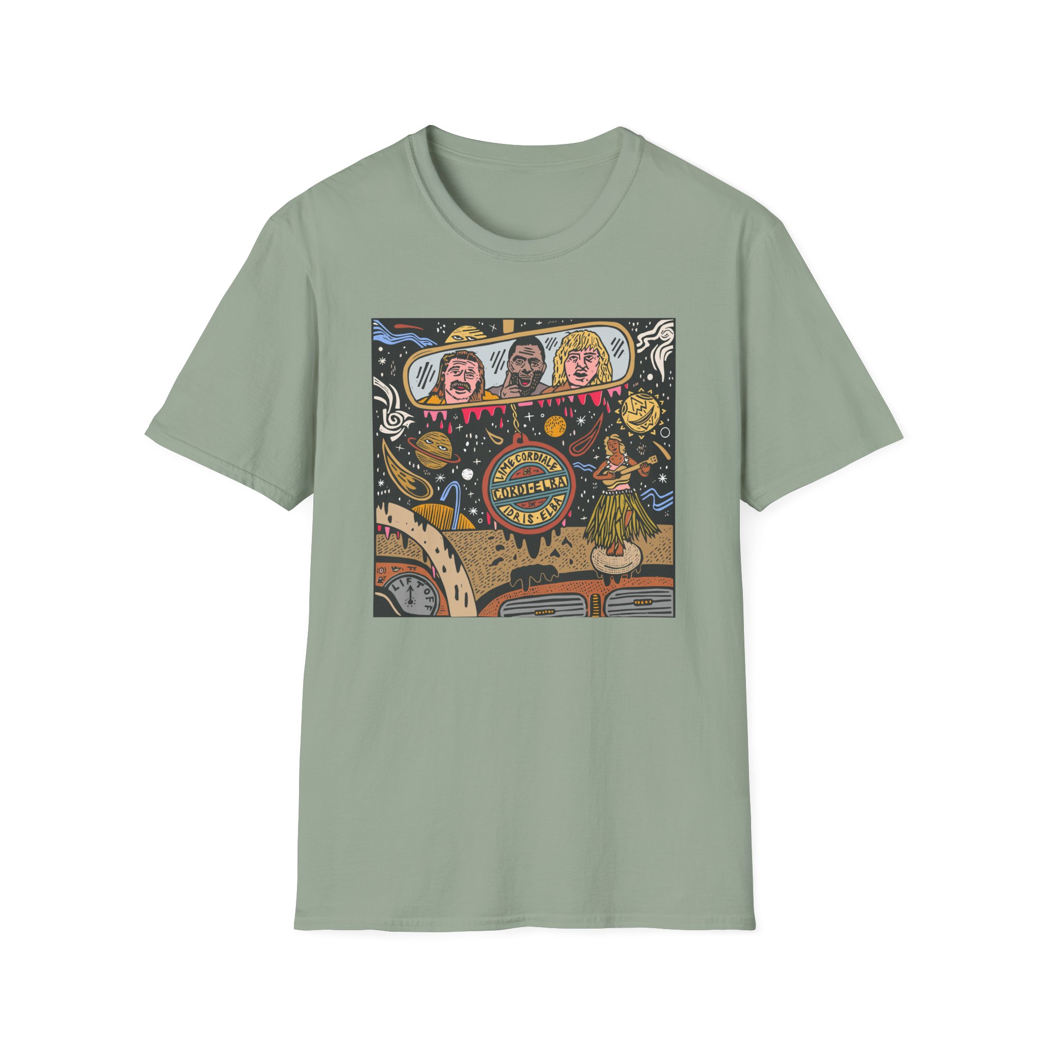 Lime Cordiale Cordi Elba Unisex Softstyle T-Shirt - Image 13