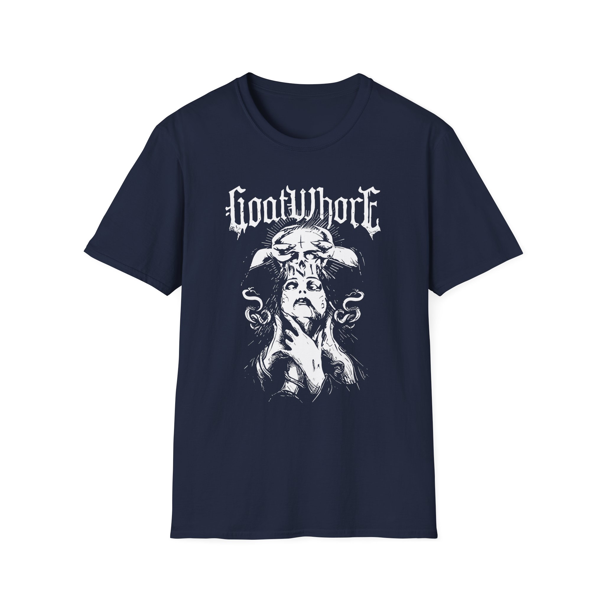 Goatwhore Satan's Flesh Unisex Softstyle T-Shirt - Image 11