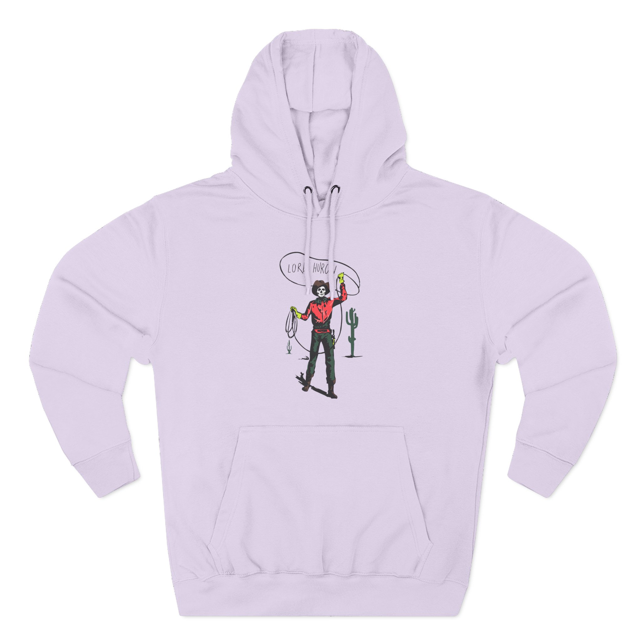 Lord Huron Skeleton Cowboy Three-Panel Fleece Hoodie - Image 13