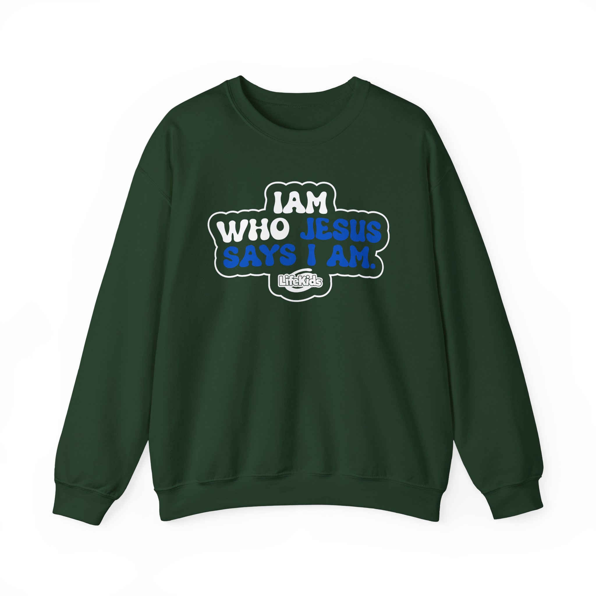 Life Church Jesus Says I Am Unisex Heavy Blend™ Crewneck Sweatshirt - Image 7