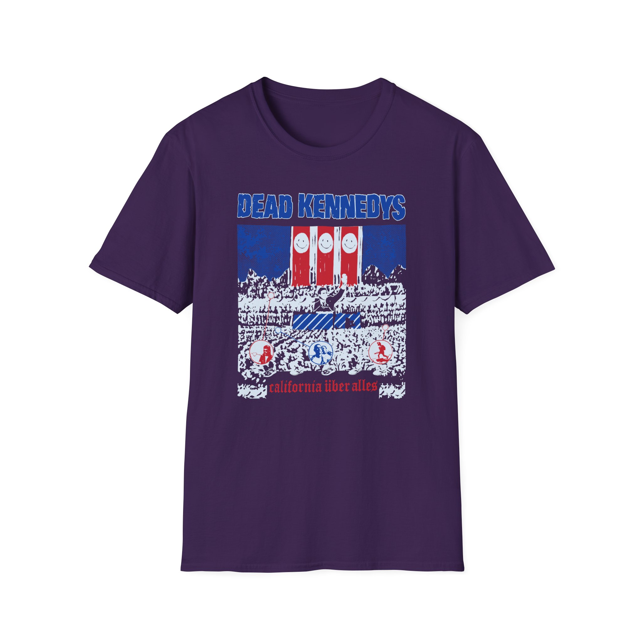Dead Kennedys California Uber Alles Unisex Softstyle T-Shirt - Image 7