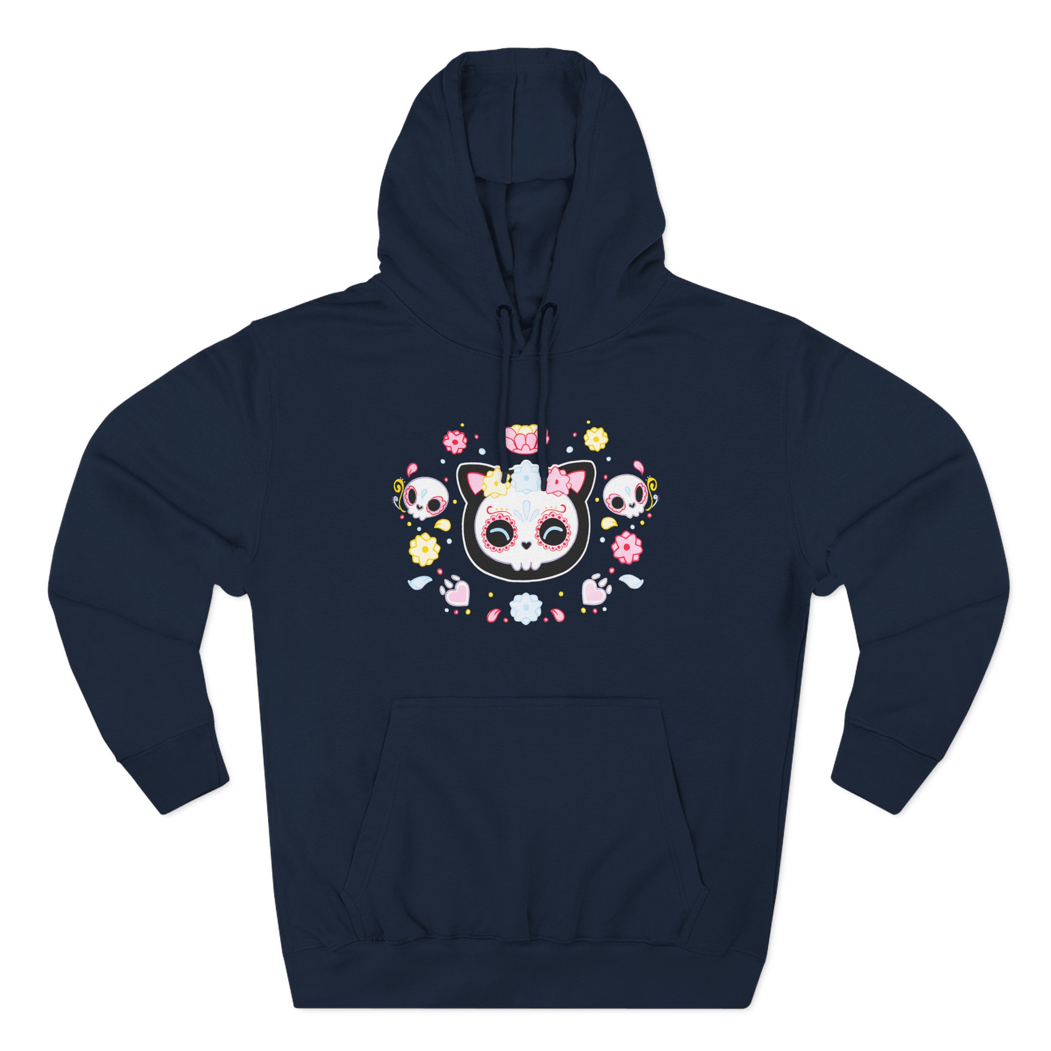 Aphmau Sugar Skull Cat Three-Panel Fleece Hoodie - Image 11