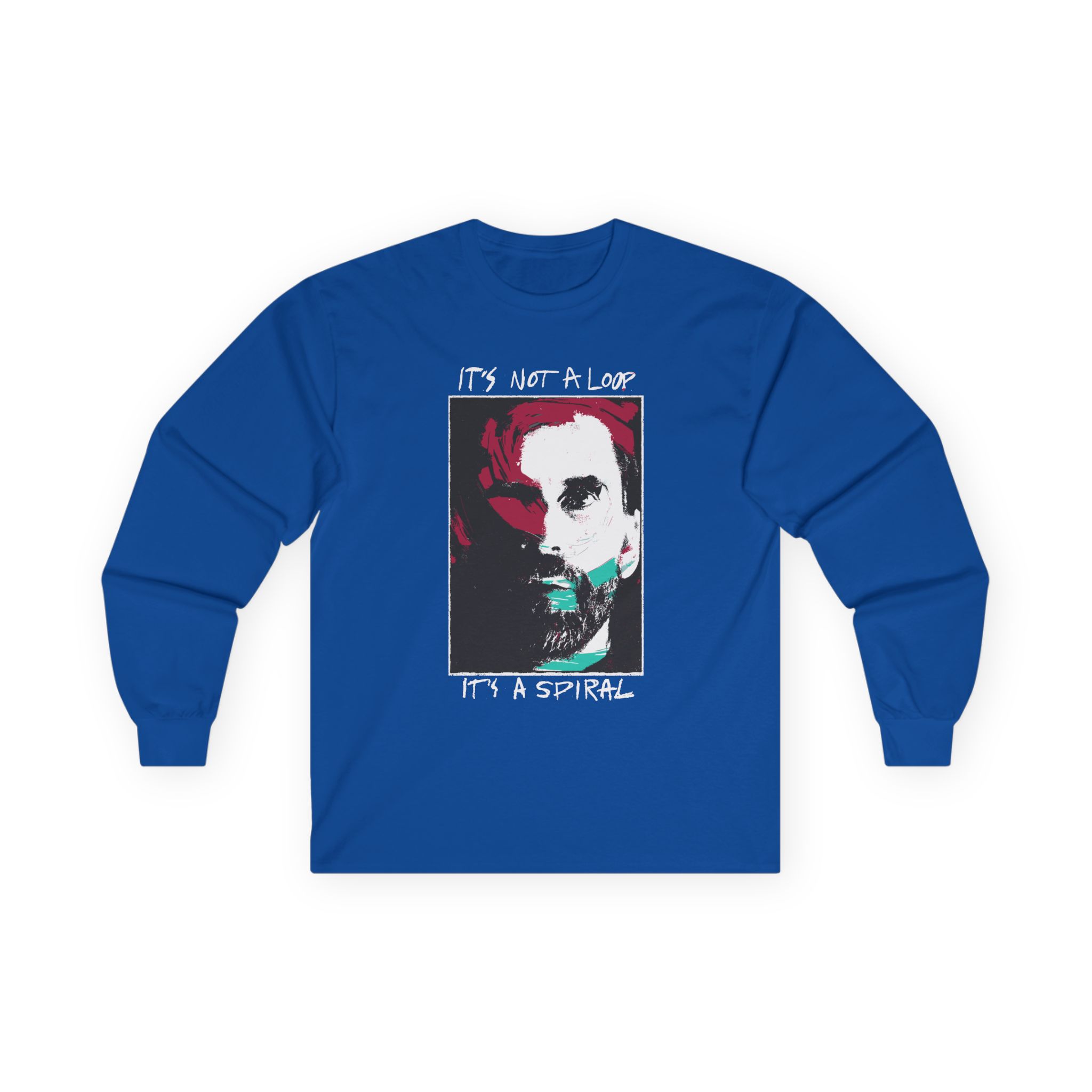 Alan Wake It's Not a Loop It's a Spiral Unisex Ultra Cotton Long Sleeve Tee - Image 11