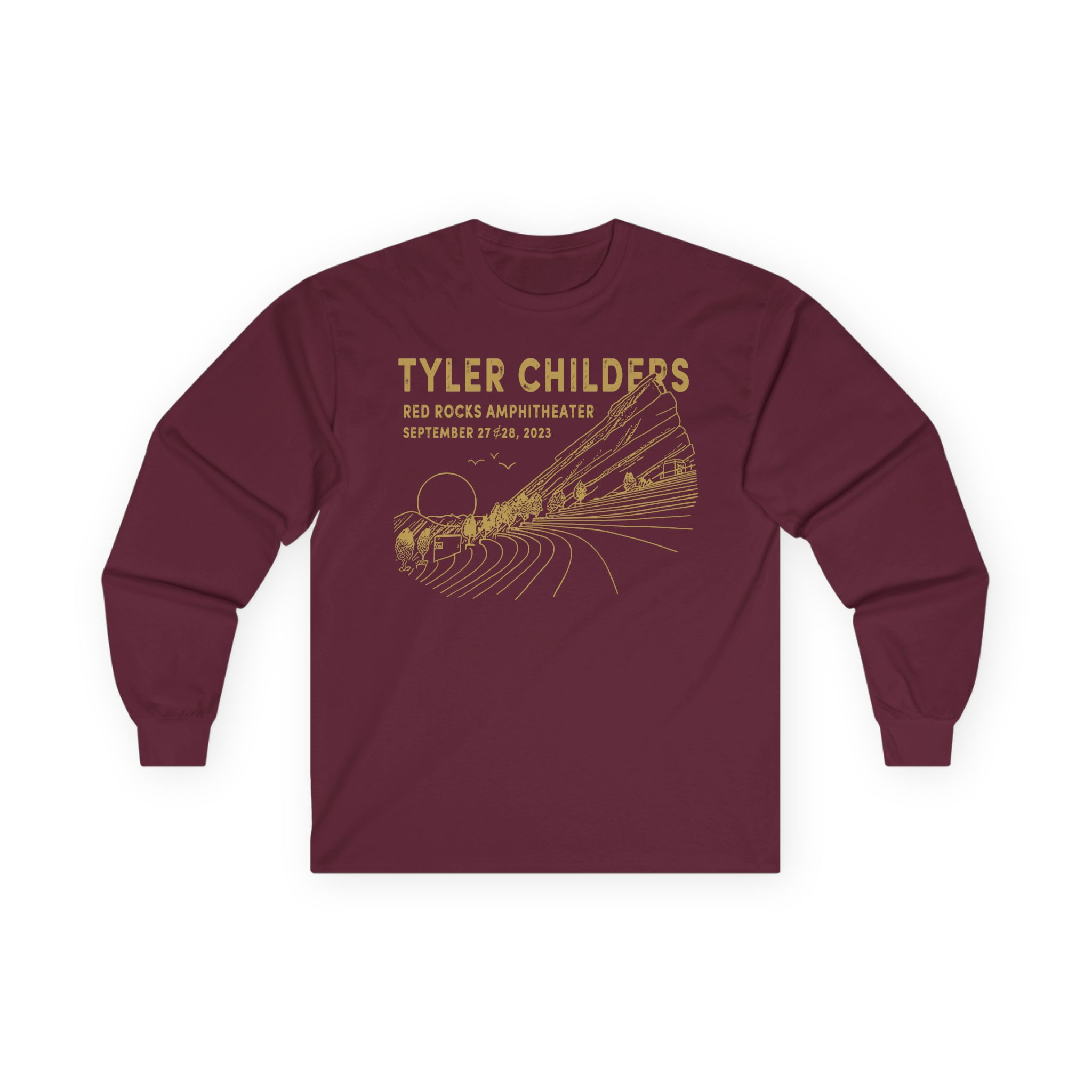Tyler Childers Long Violent History Unisex Ultra Cotton Long Sleeve Tee - Image 3