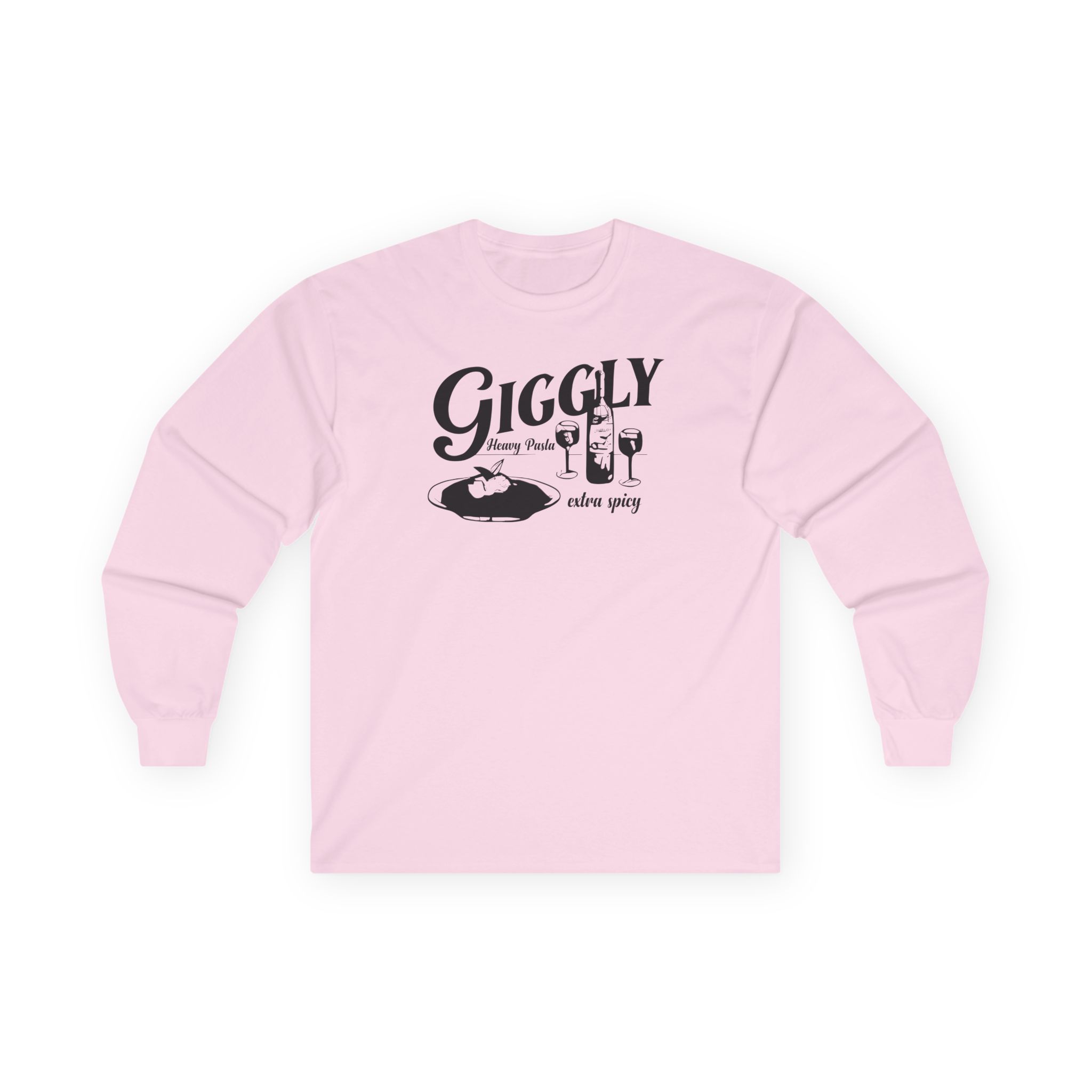 Giggly Squad Heavy Pasta Unisex Ultra Cotton Long Sleeve Tee - Image 7
