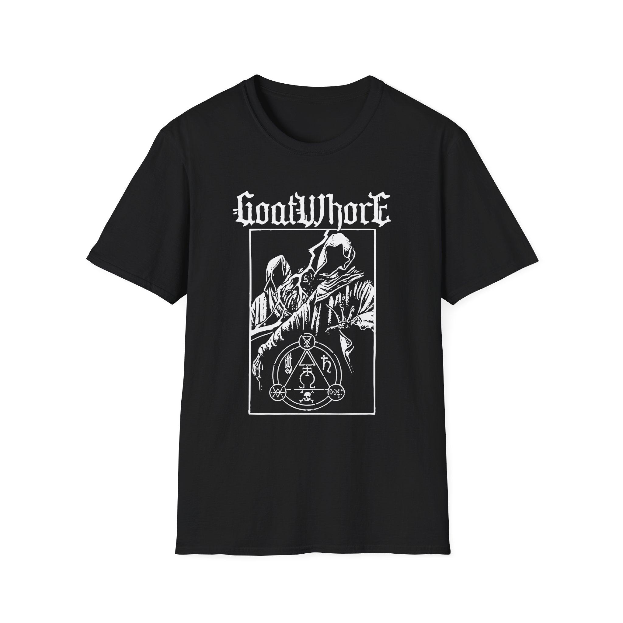 Goatwhore sigil Unisex Softstyle T-Shirt - Image 3